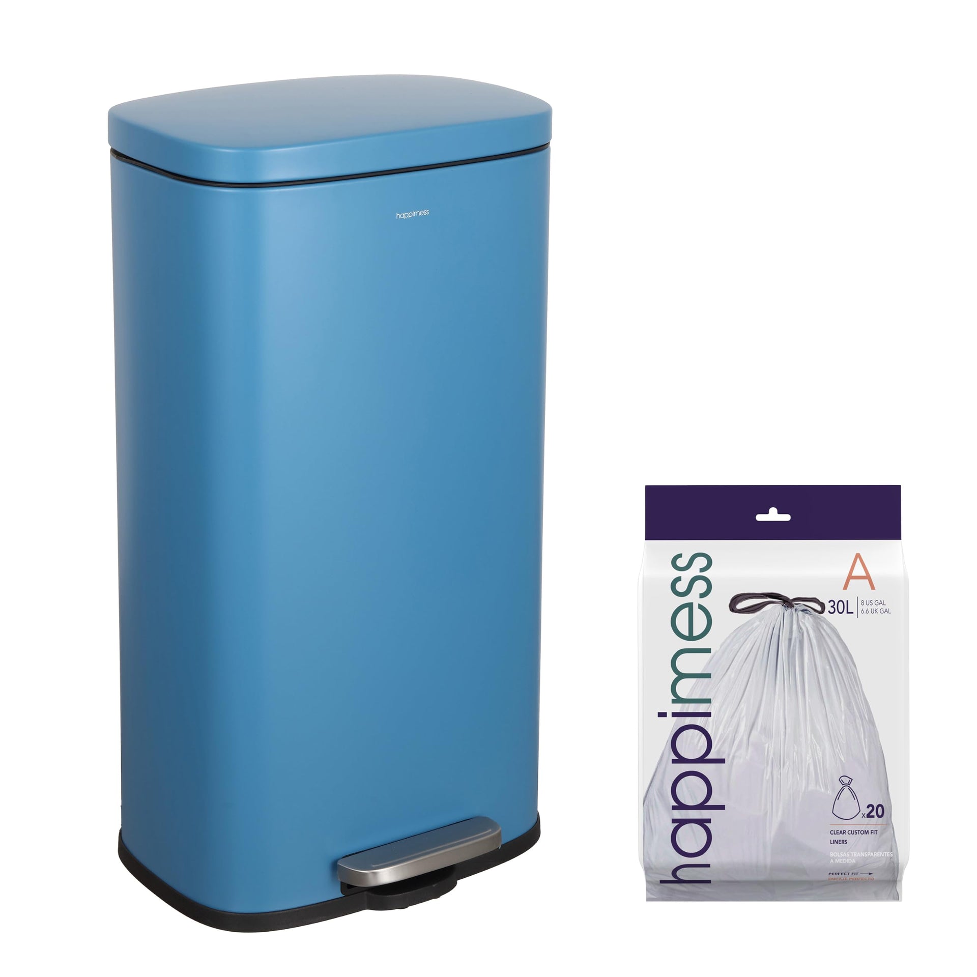 Curtis 8 Gal Step Trash Can Soft Close 25"