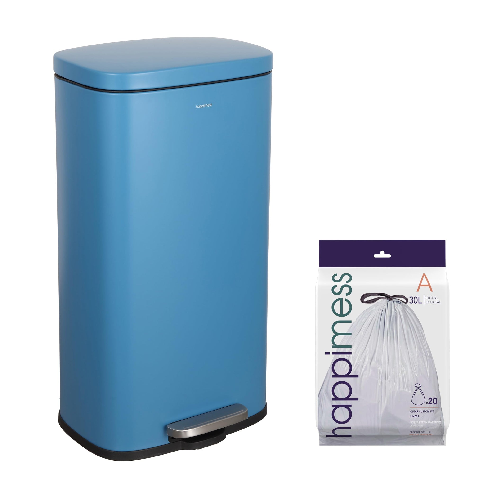Curtis 8 Gal Step Trash Can Soft Close 25"
