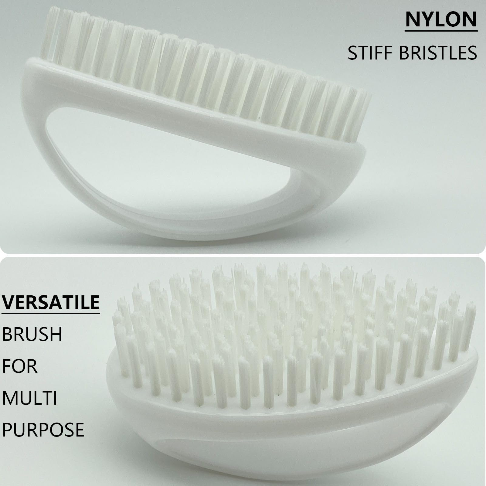 Small Scrub Brush with Stiff Nylon Bristles Heavy Duty Cleaning Brush