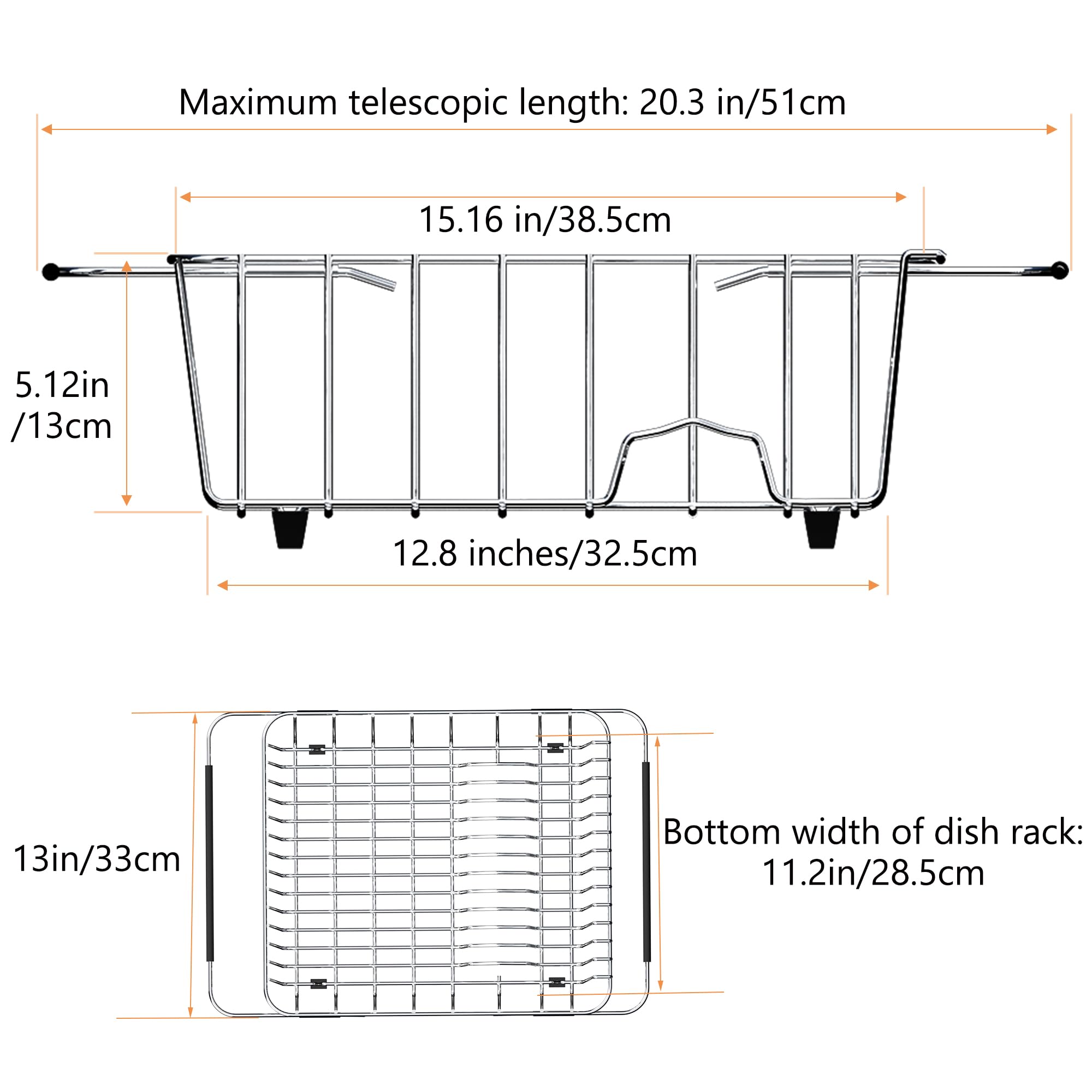 Stainless Steel Dish Drying Rack