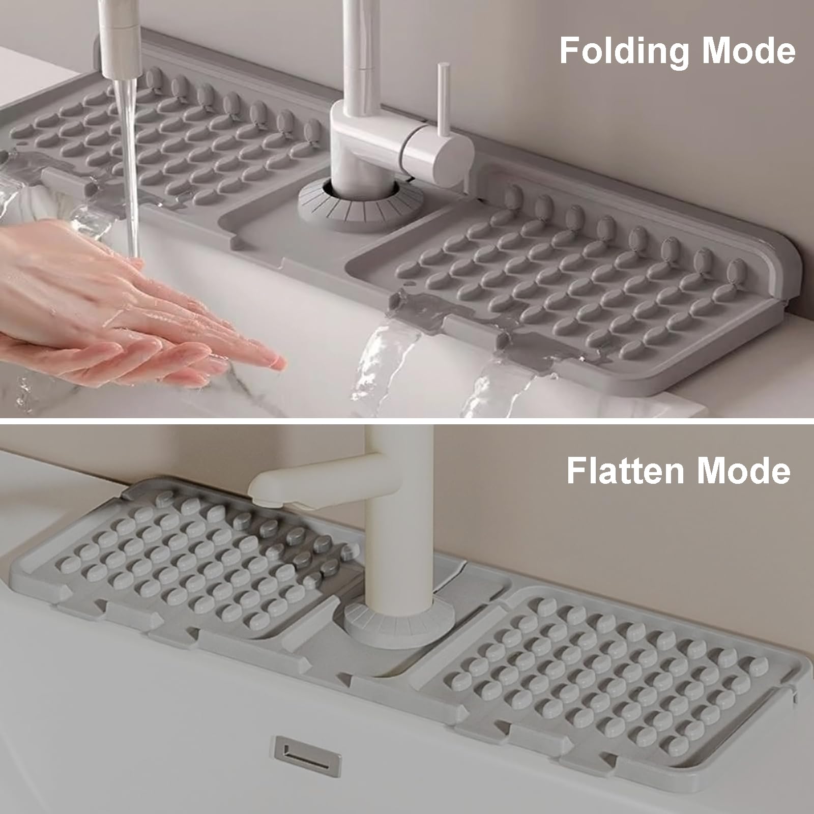 Folding Faucet Draining Mat