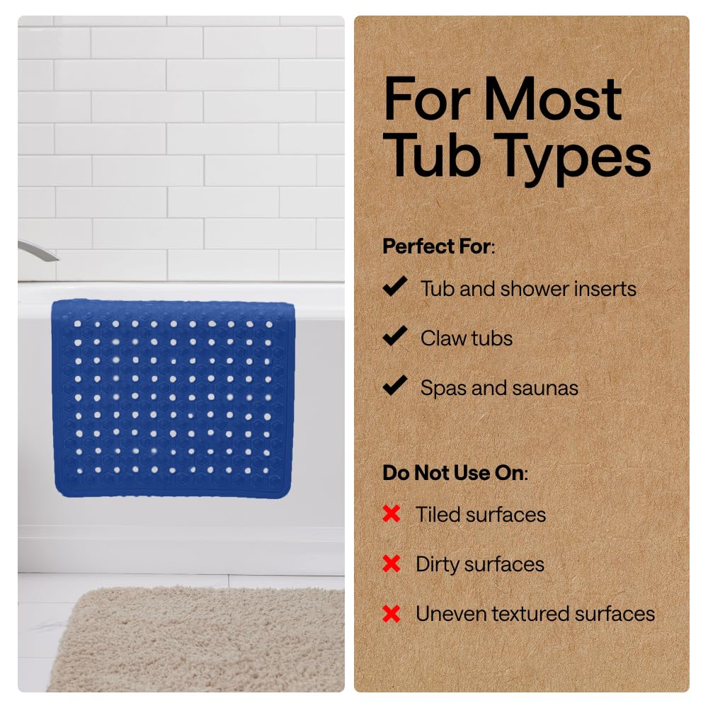 Patented Bath Tub Shower Mat