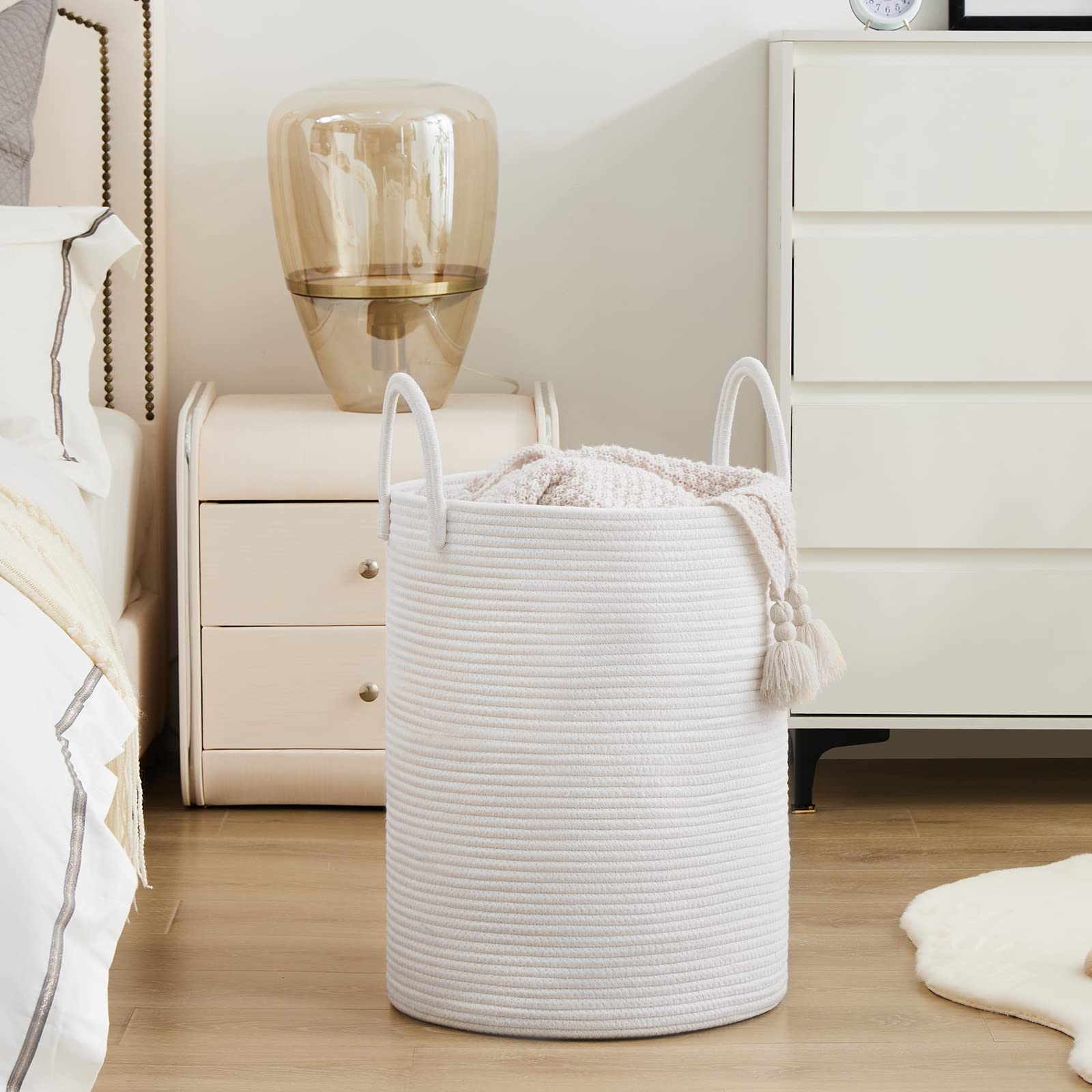 Woven Rope Laundry Hamper Basket by YOUDENOVA (2434.6096 Fl Oz) - ModHome Supplies