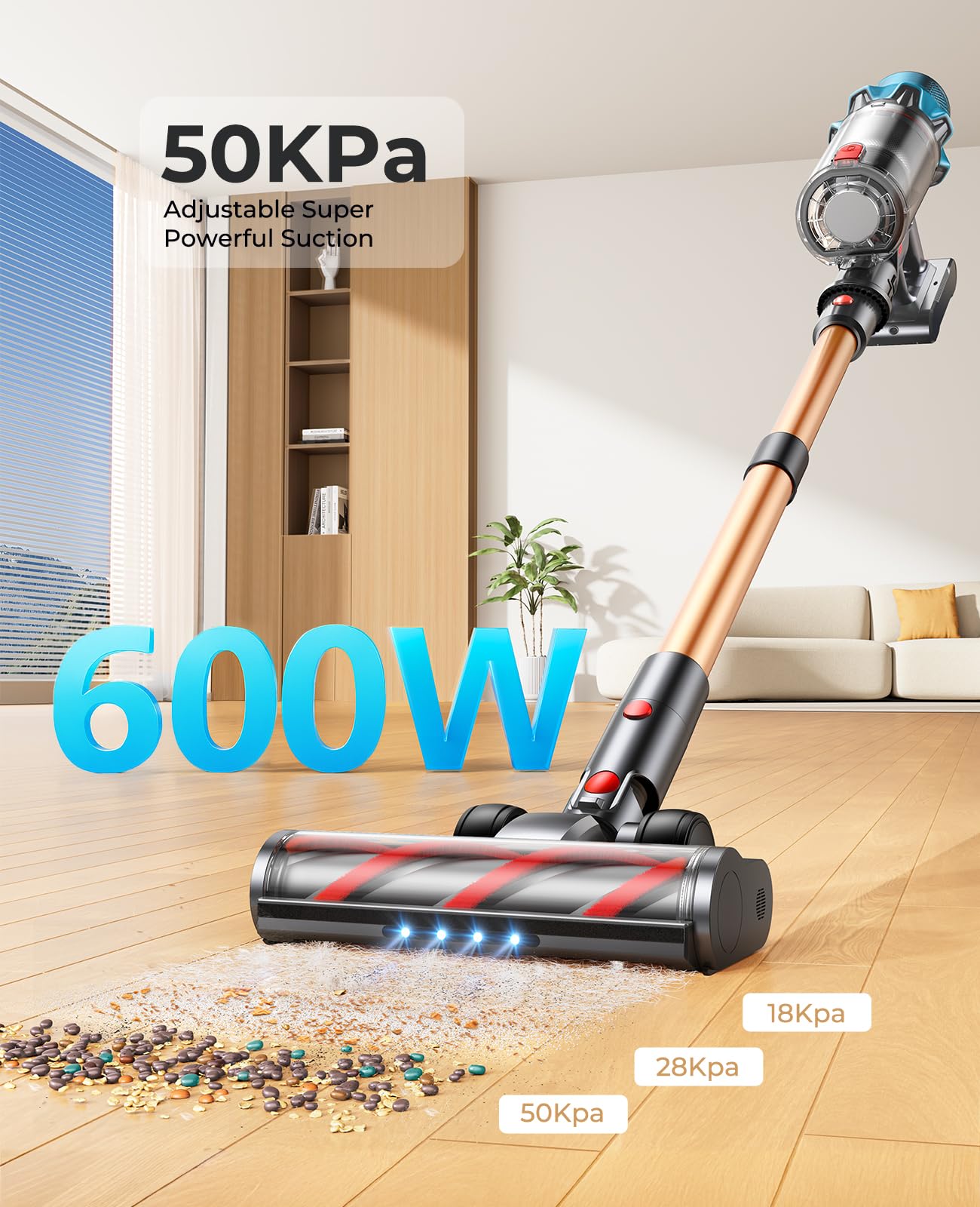 Cordless Vacuum Cleaner 600W