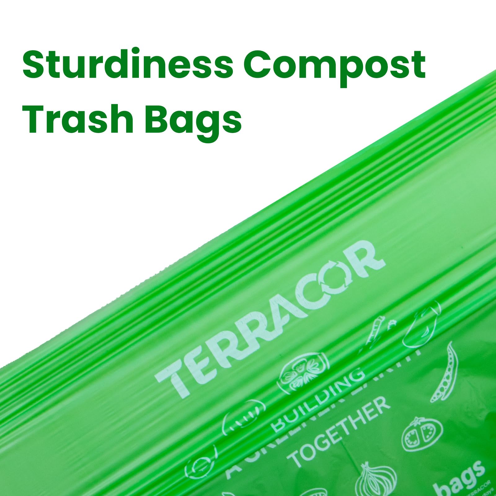 3 Gallon Compostable Food Scrap Bags (100 Count)