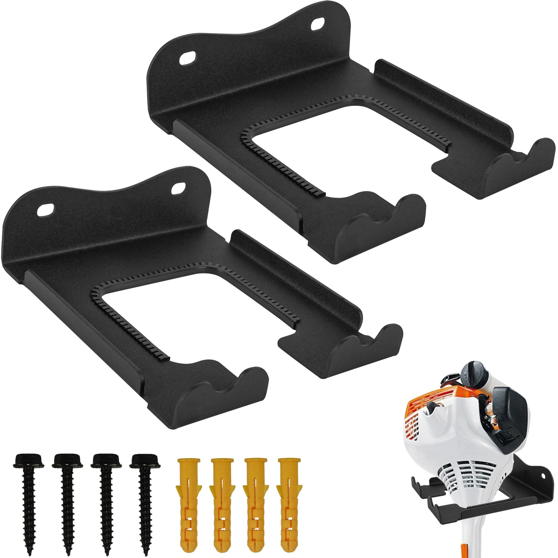 2Pcs Garage Organizer Trimmer Rack (2 Count)