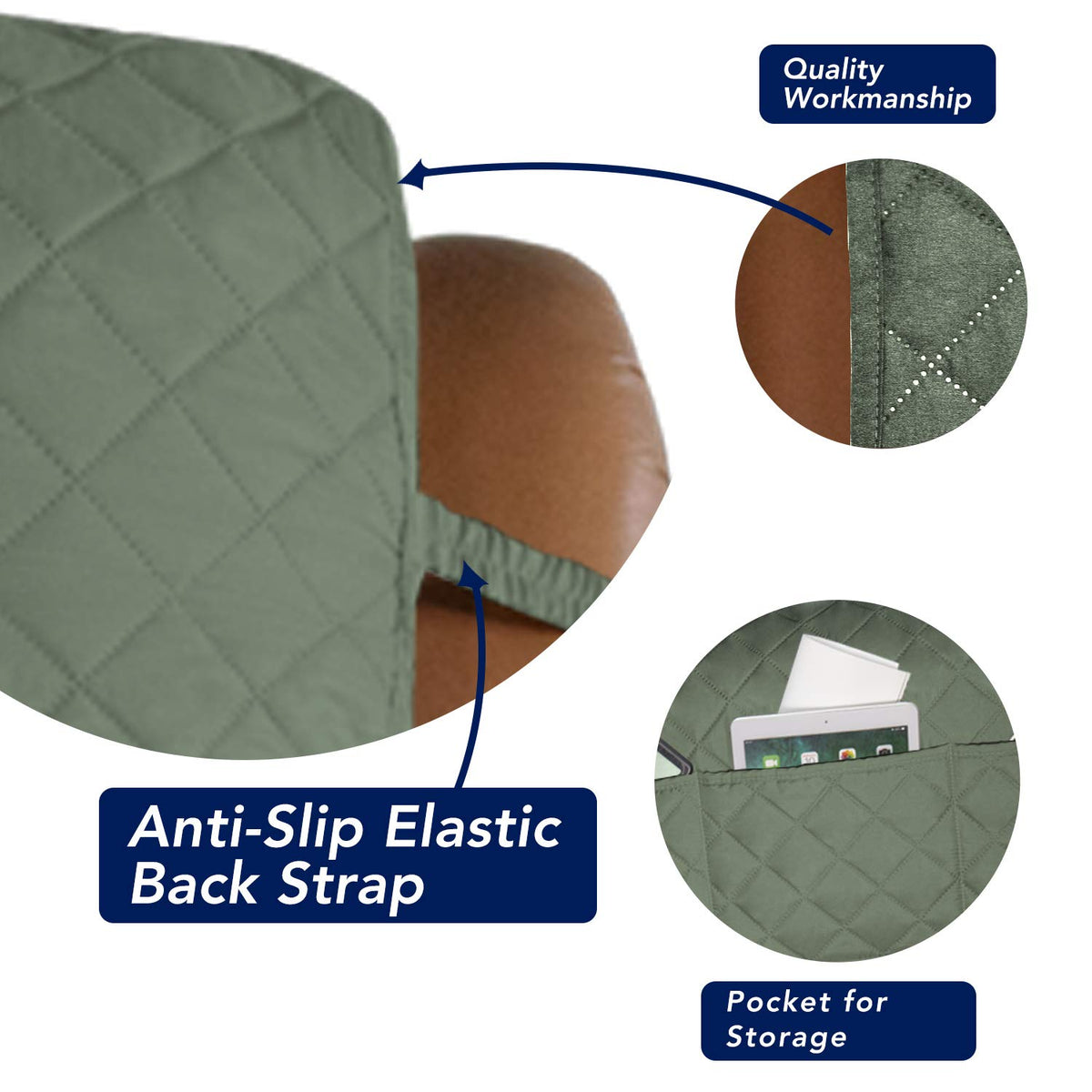 Reversible Recliner Chair Covers Couch Covers for Dogs