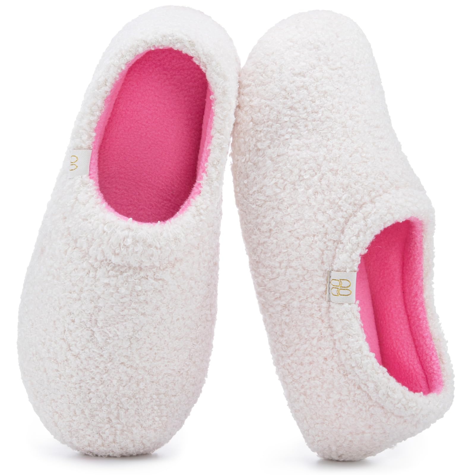 Women's Fuzzy Curly Fur Loafer Slippers
