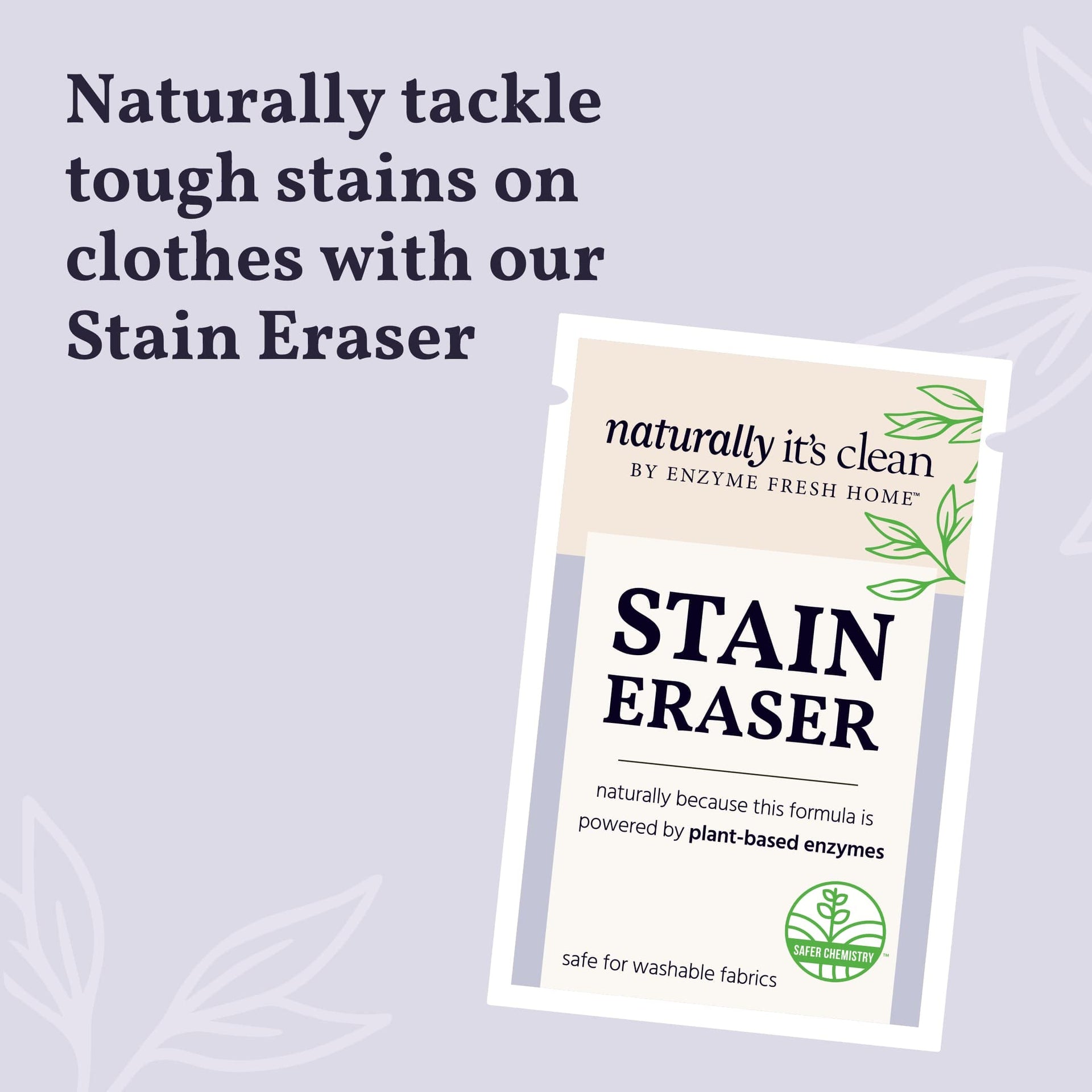Stain Eraser Natural Enzymes Based (60 Count)