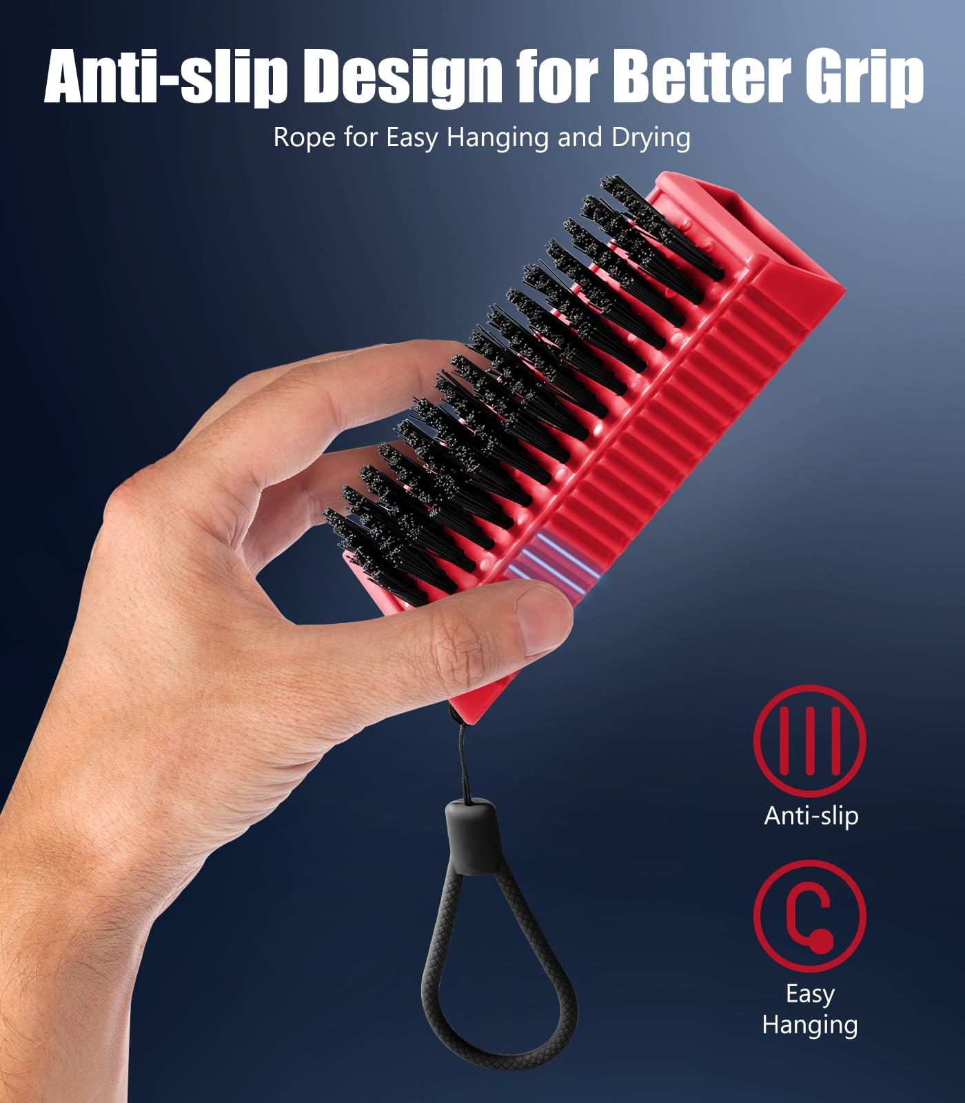 Nail Brush for Cleaning Fingernails (2 Count)