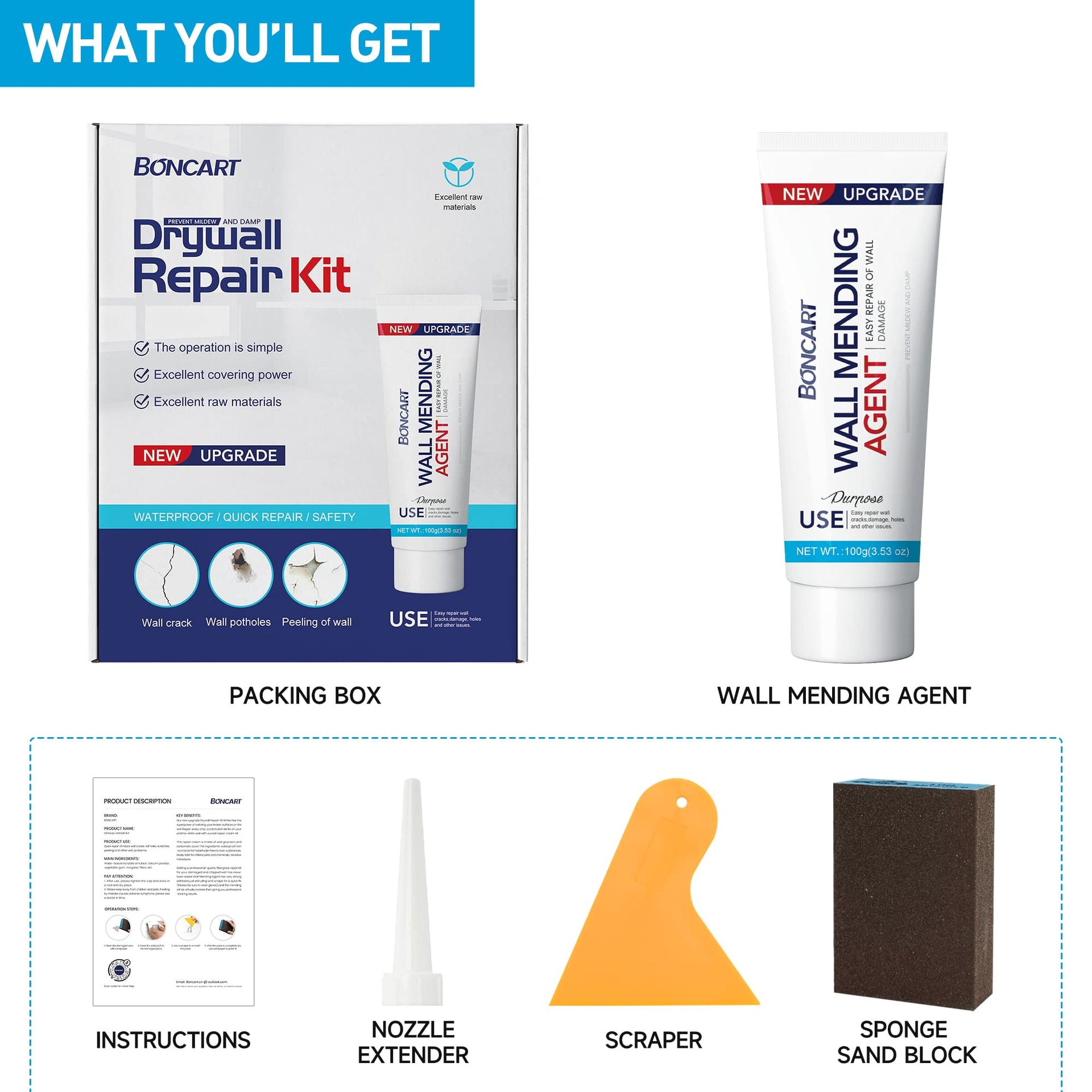Spackle Wall Repair Kit
