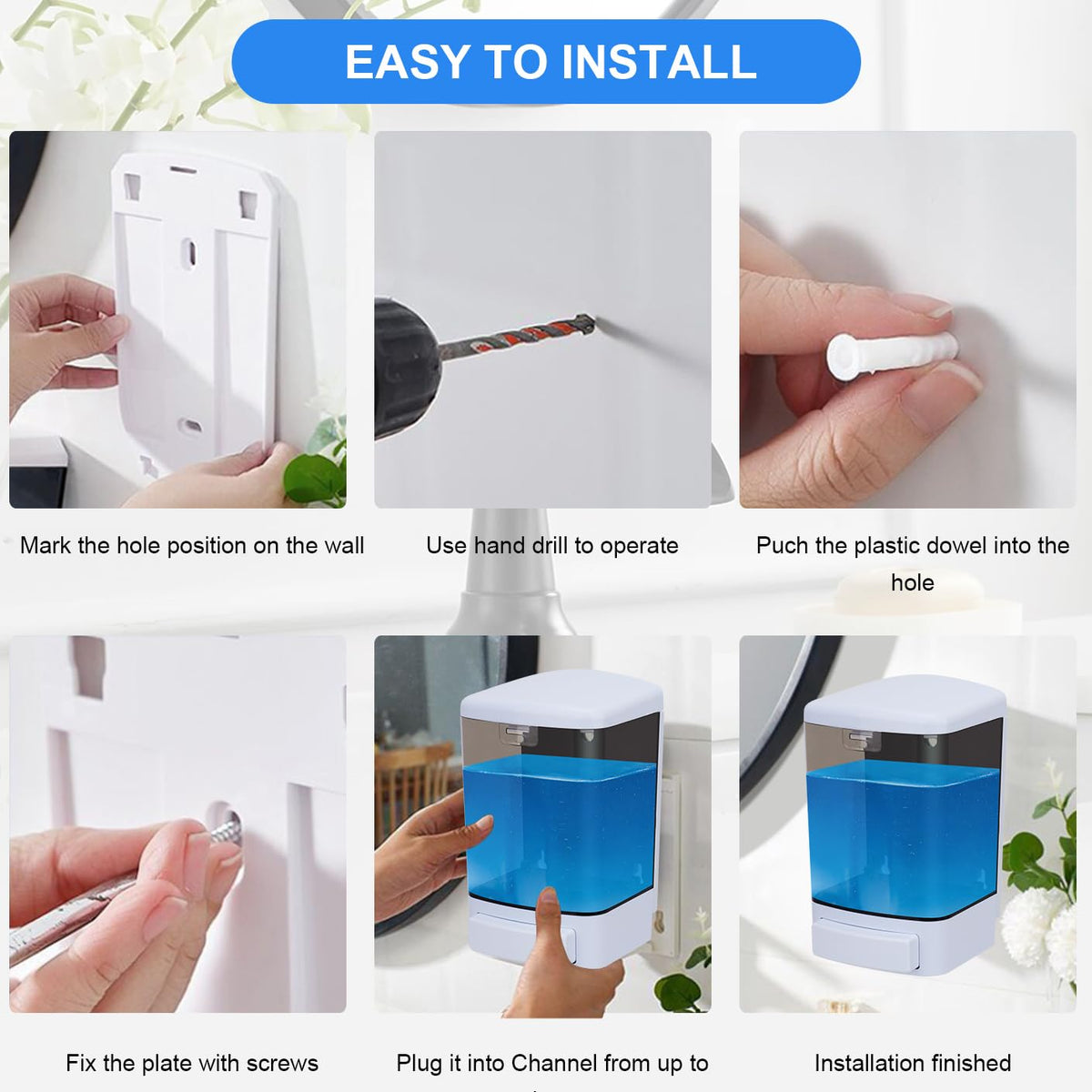 Soap Dispenser Wall Mount