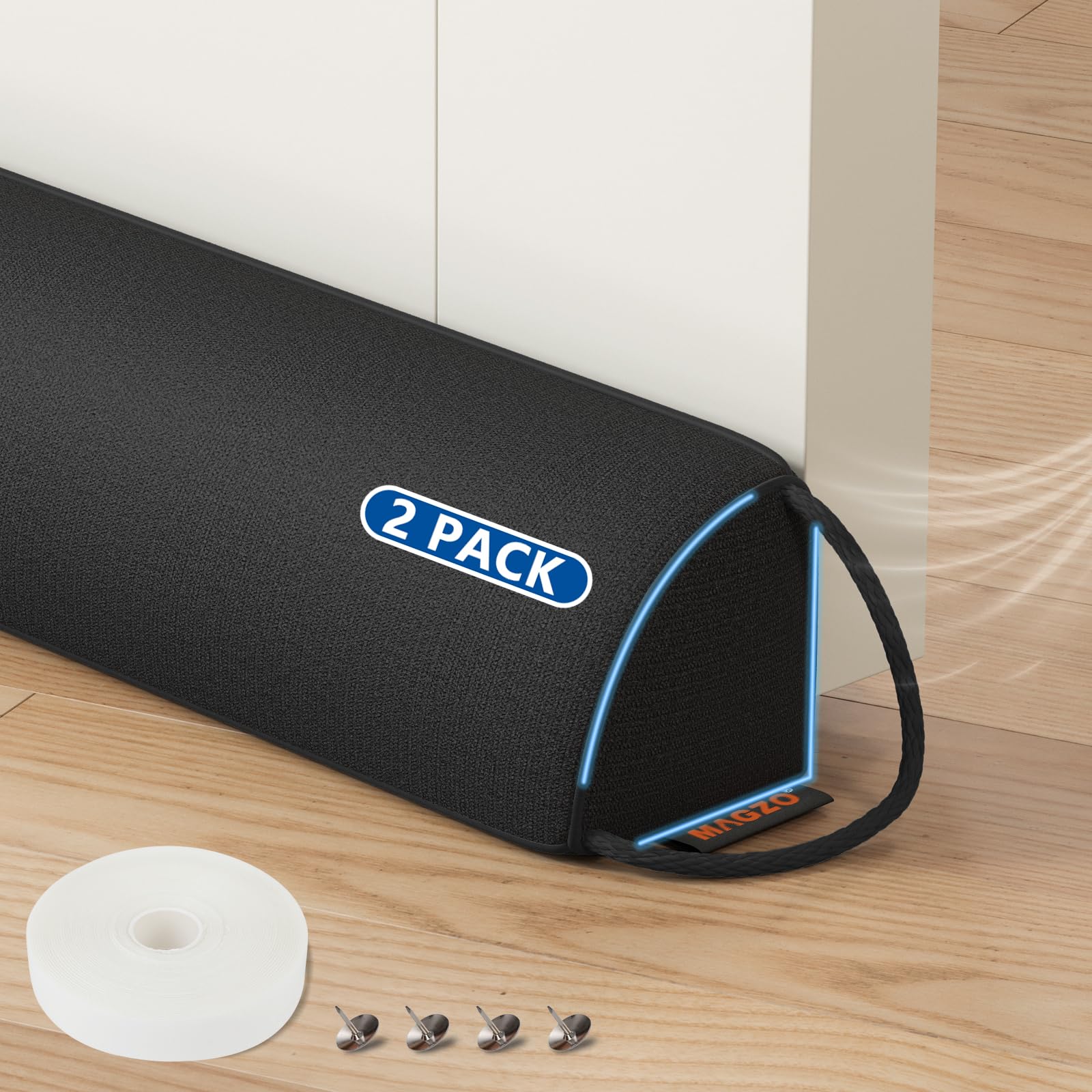 Under Door Draft Stopper 30 Inches (2 Count)