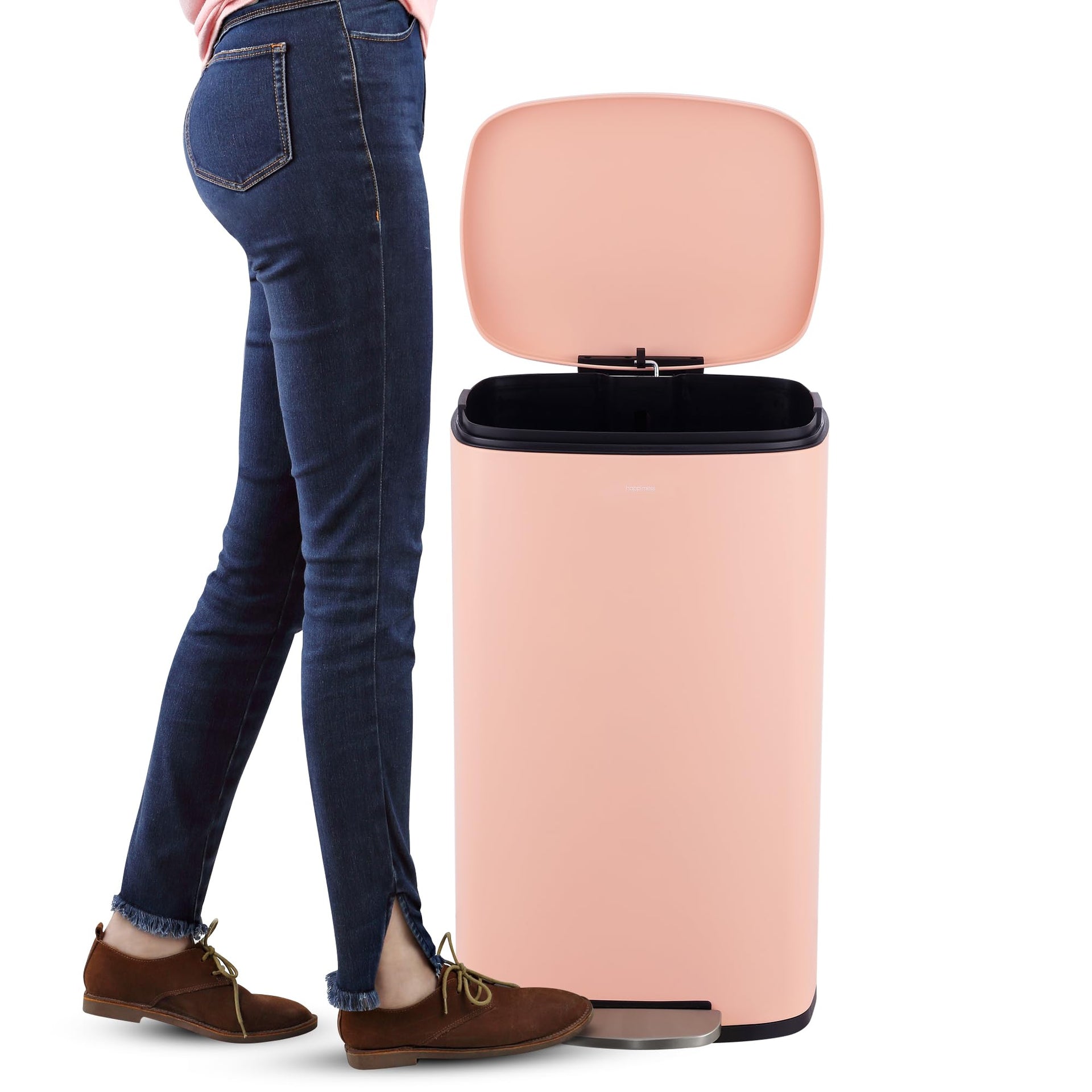 Curtis 8 Gal Step Trash Can Soft Close 25"