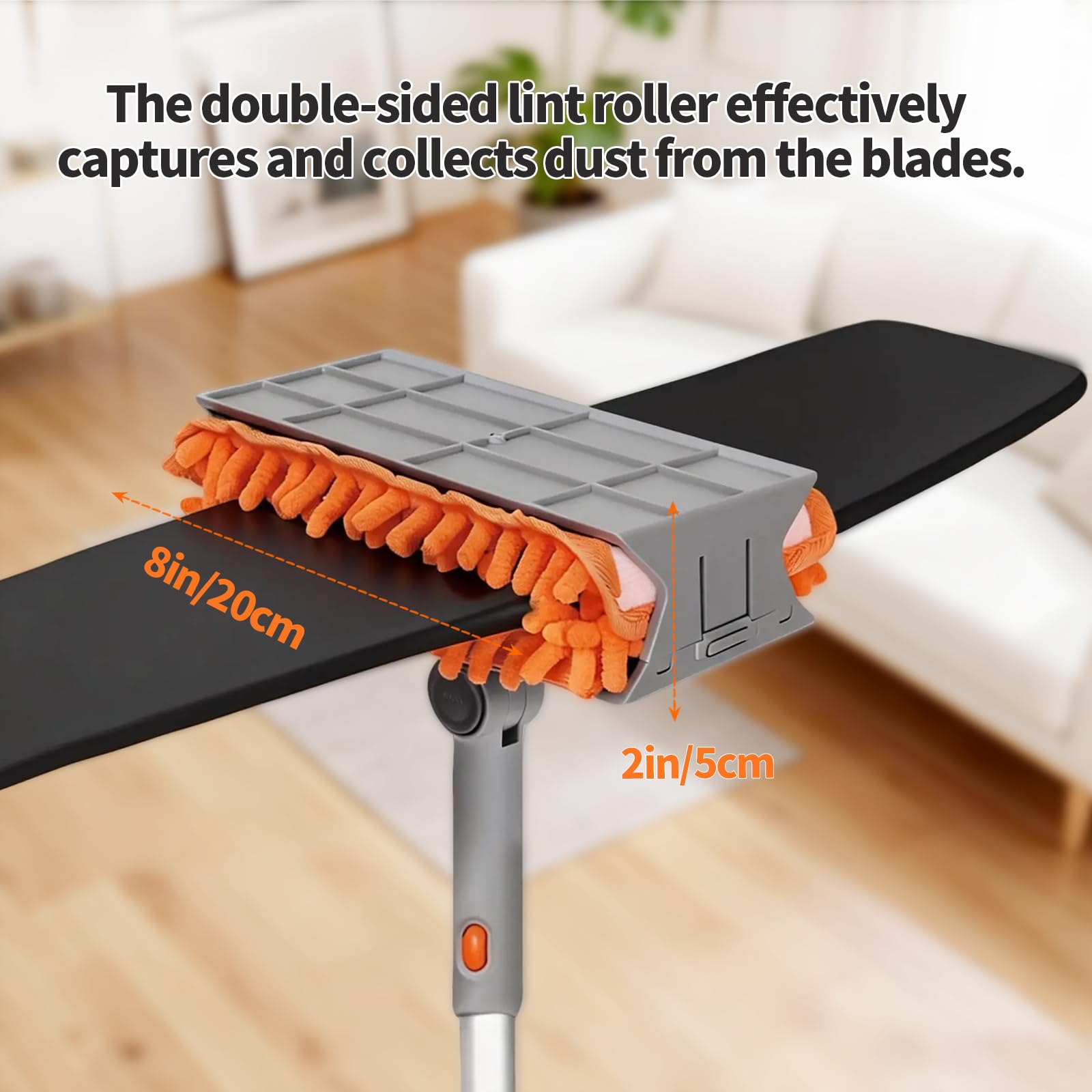 Ceiling Fan Cleaner Duster with 72‘’ Extendable Long Handle Cleaning Duster Kit