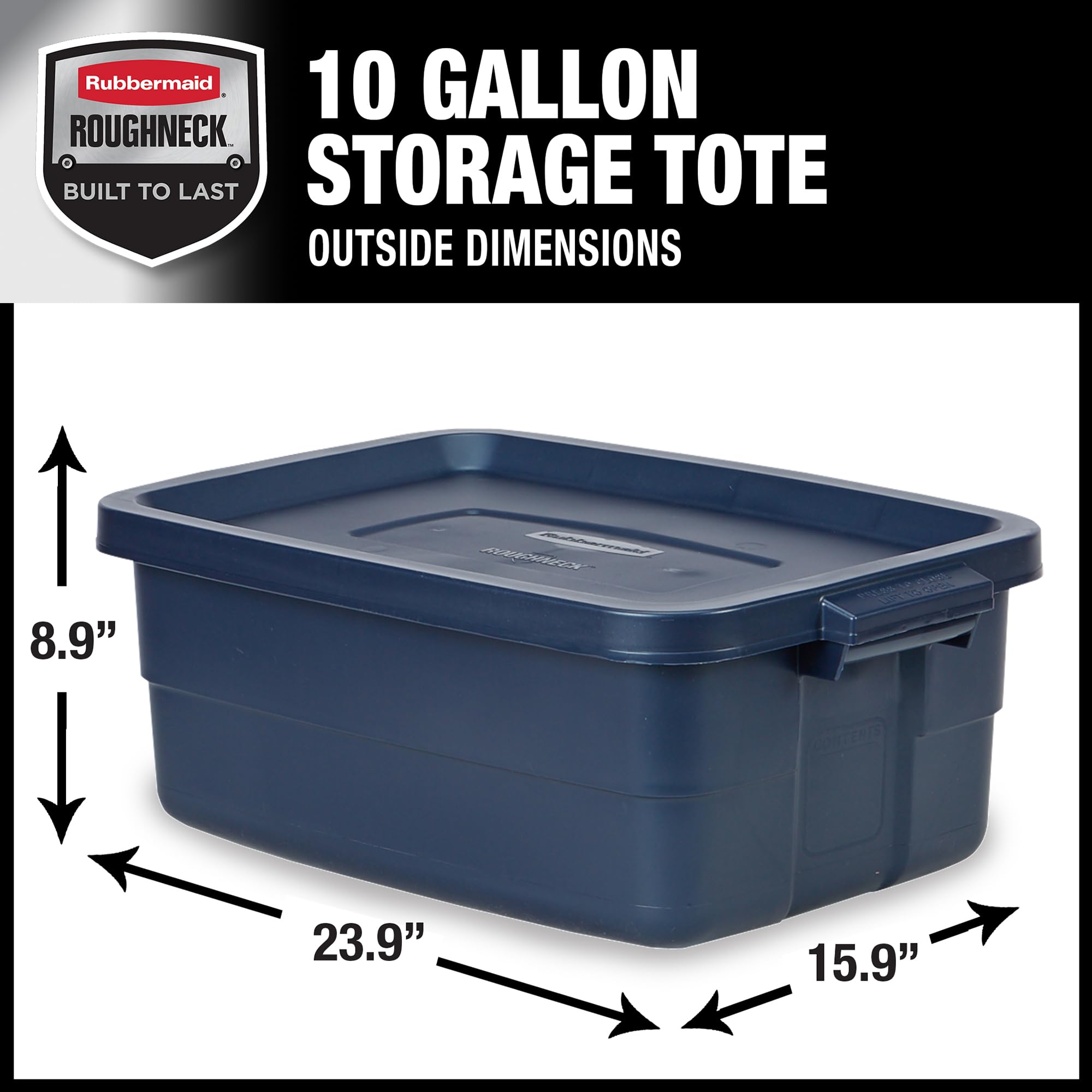 Roughneck Tote 10 Gal (8 Count)