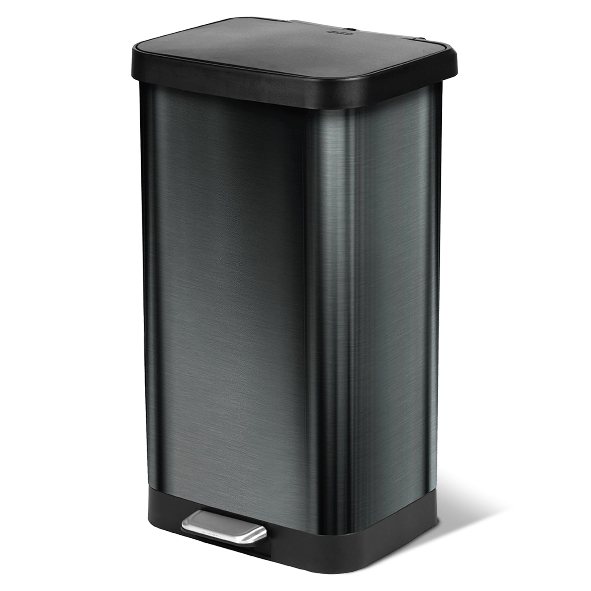 Stainless Steel Trash Can with Clorox Odor Protection