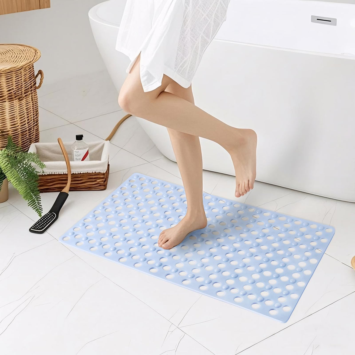 Non Slip Bathtub Mat and Shower Mat 31x17 inch