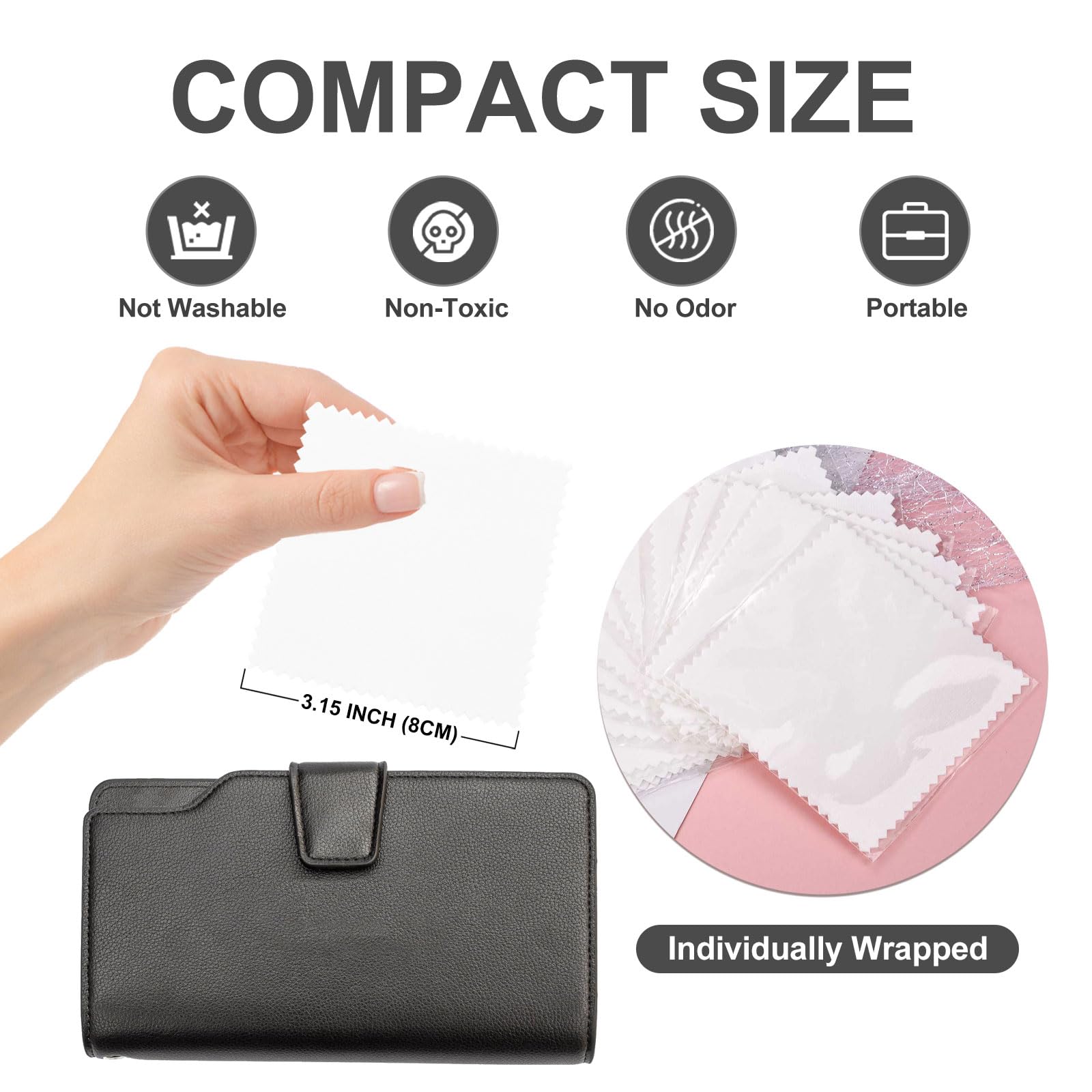 Jewelry Cleaning Cloth (50 Count)