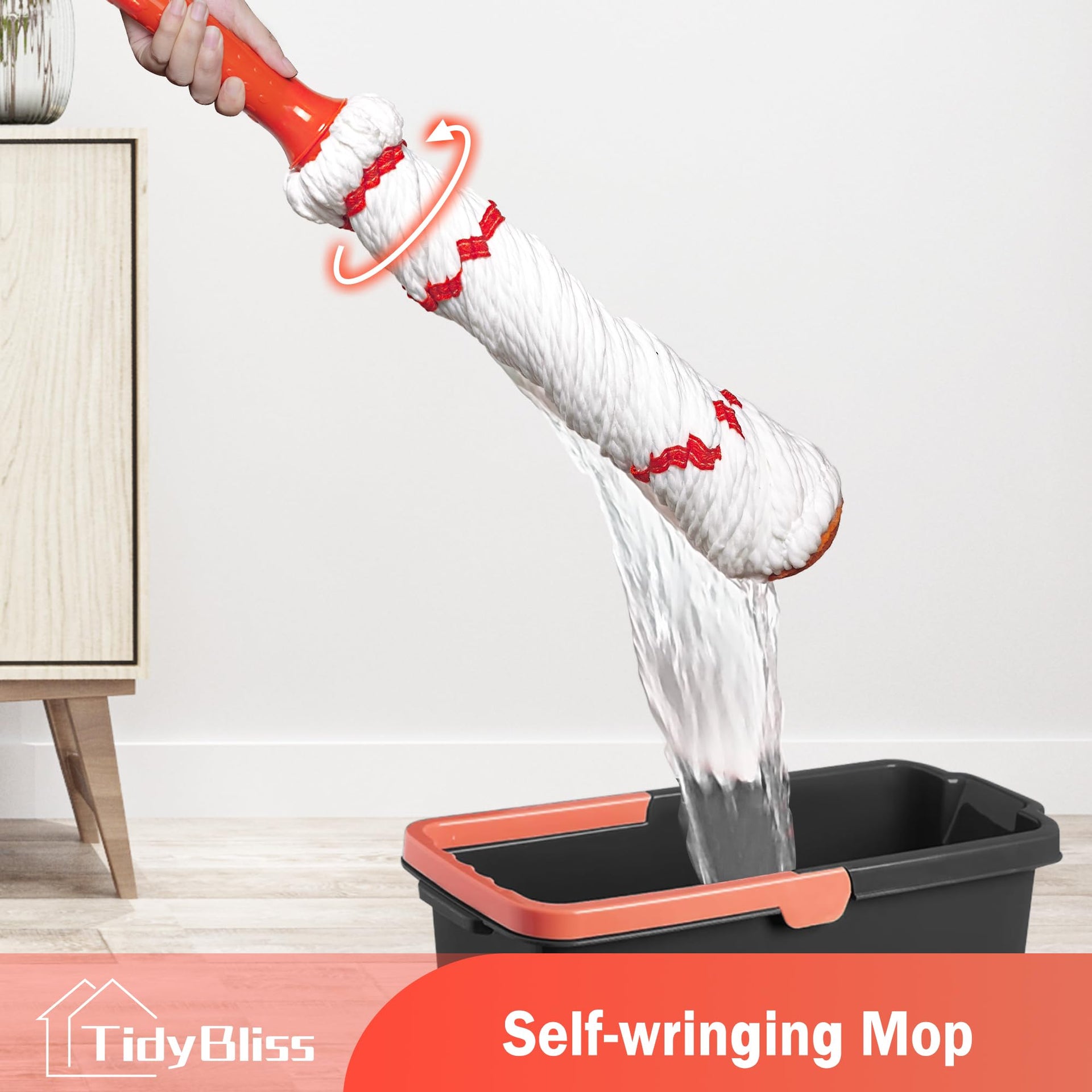 Self Wringing Twist Mop for Floor Cleaning