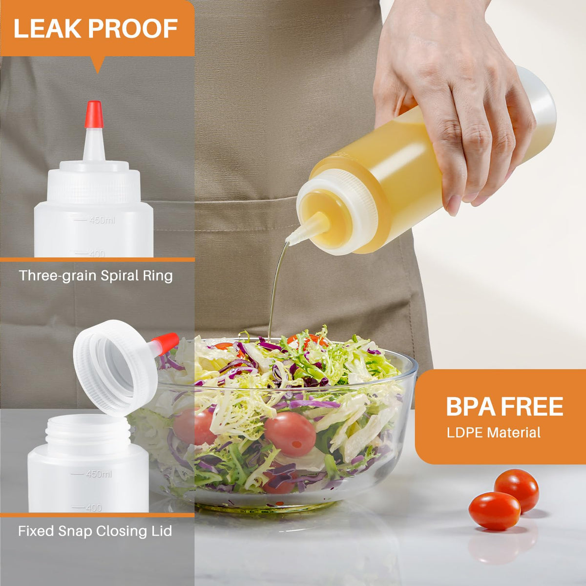 Squeeze Bottles (6 Count)