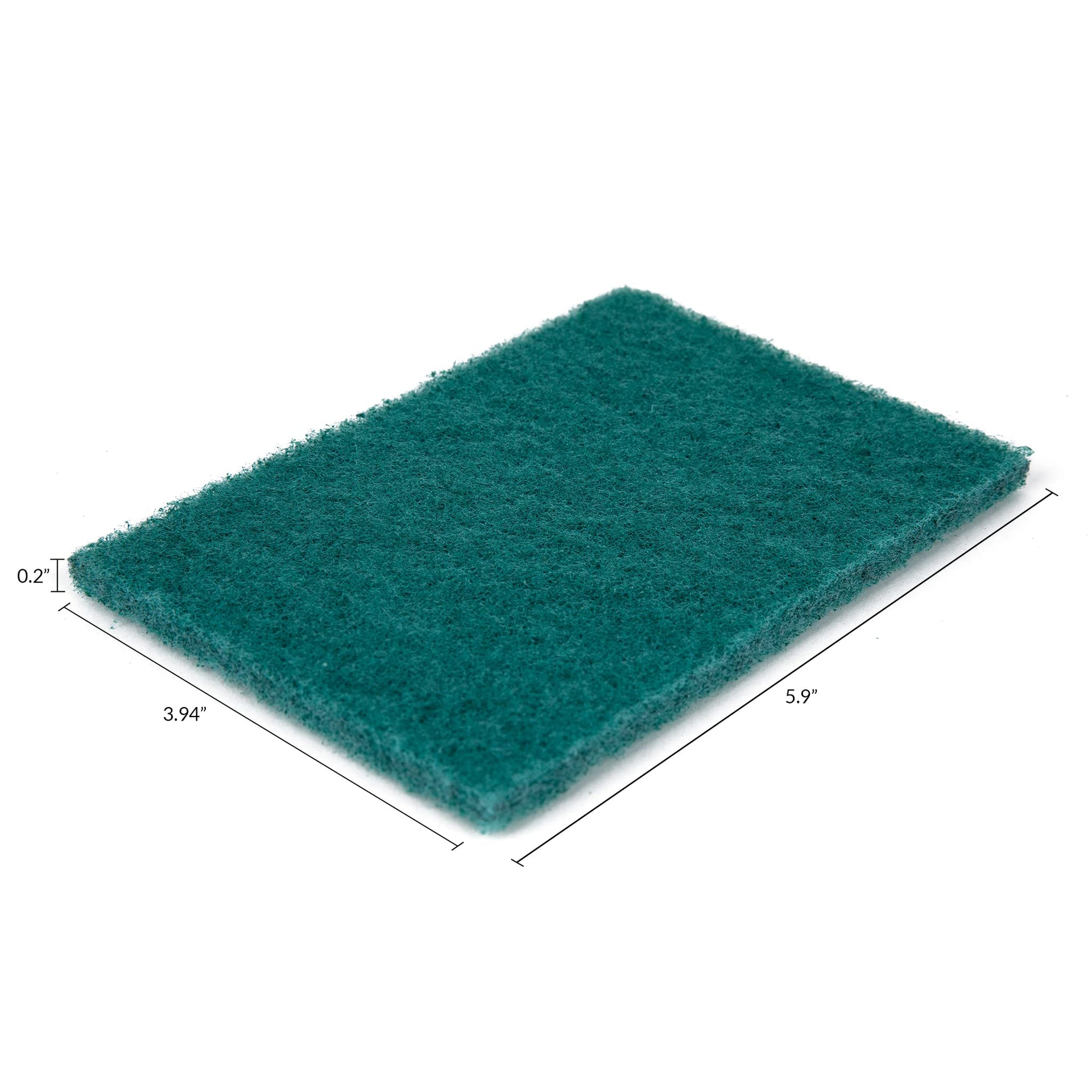 50 Pack Heavy Duty Green Scouring Pads 4x6 Inch
