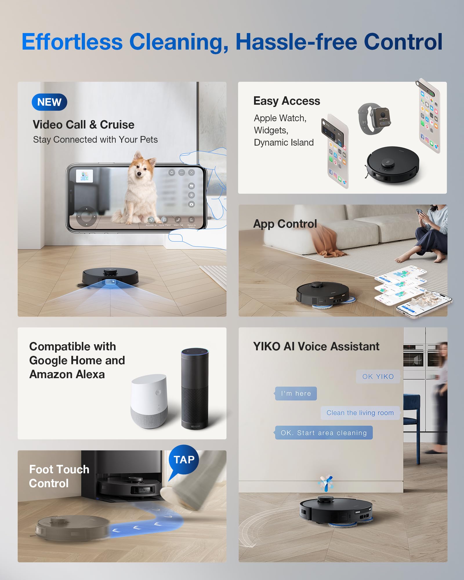 DEEBOT T30S Robot Vacuum and Mop