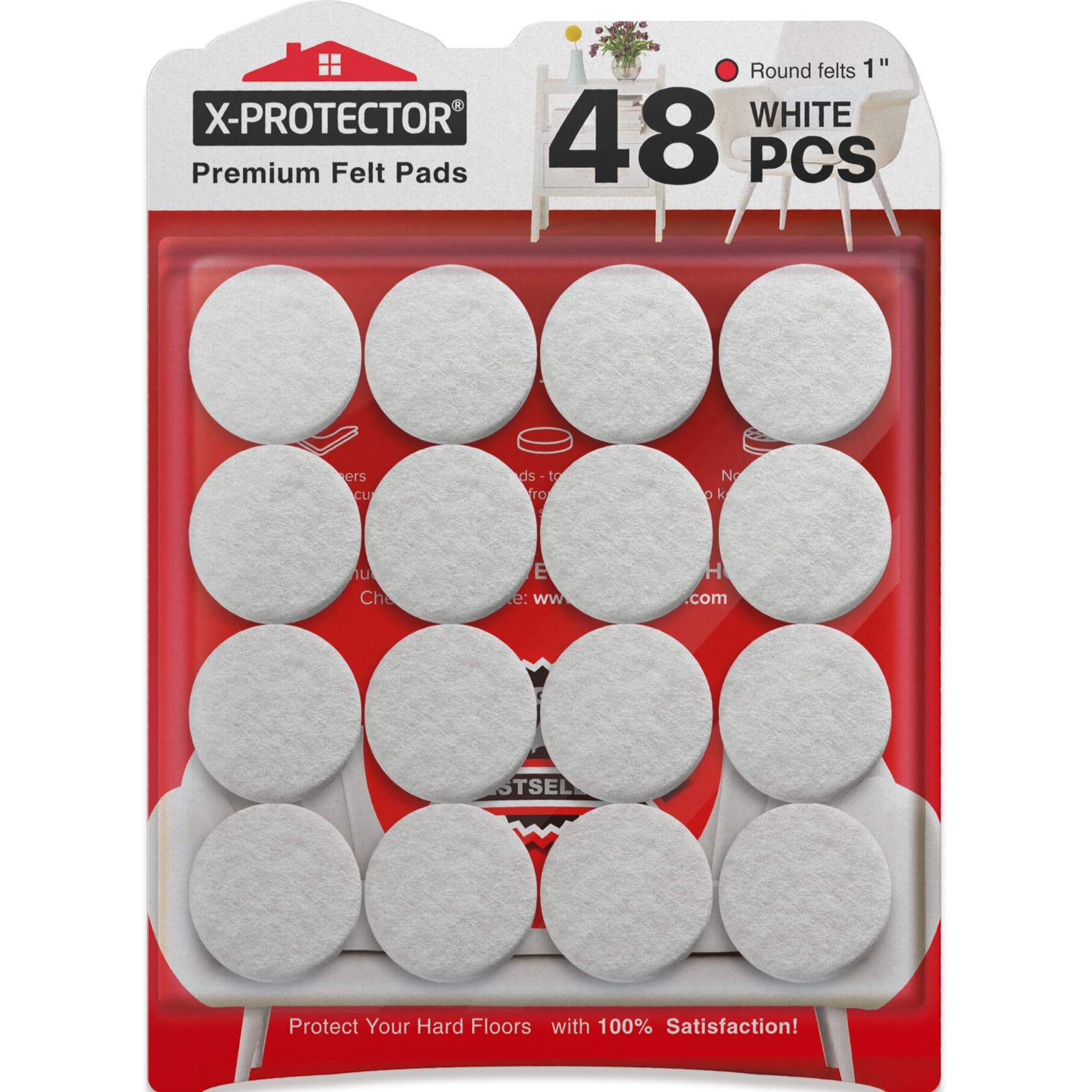 Felt Furniture Pads X (48 Count)