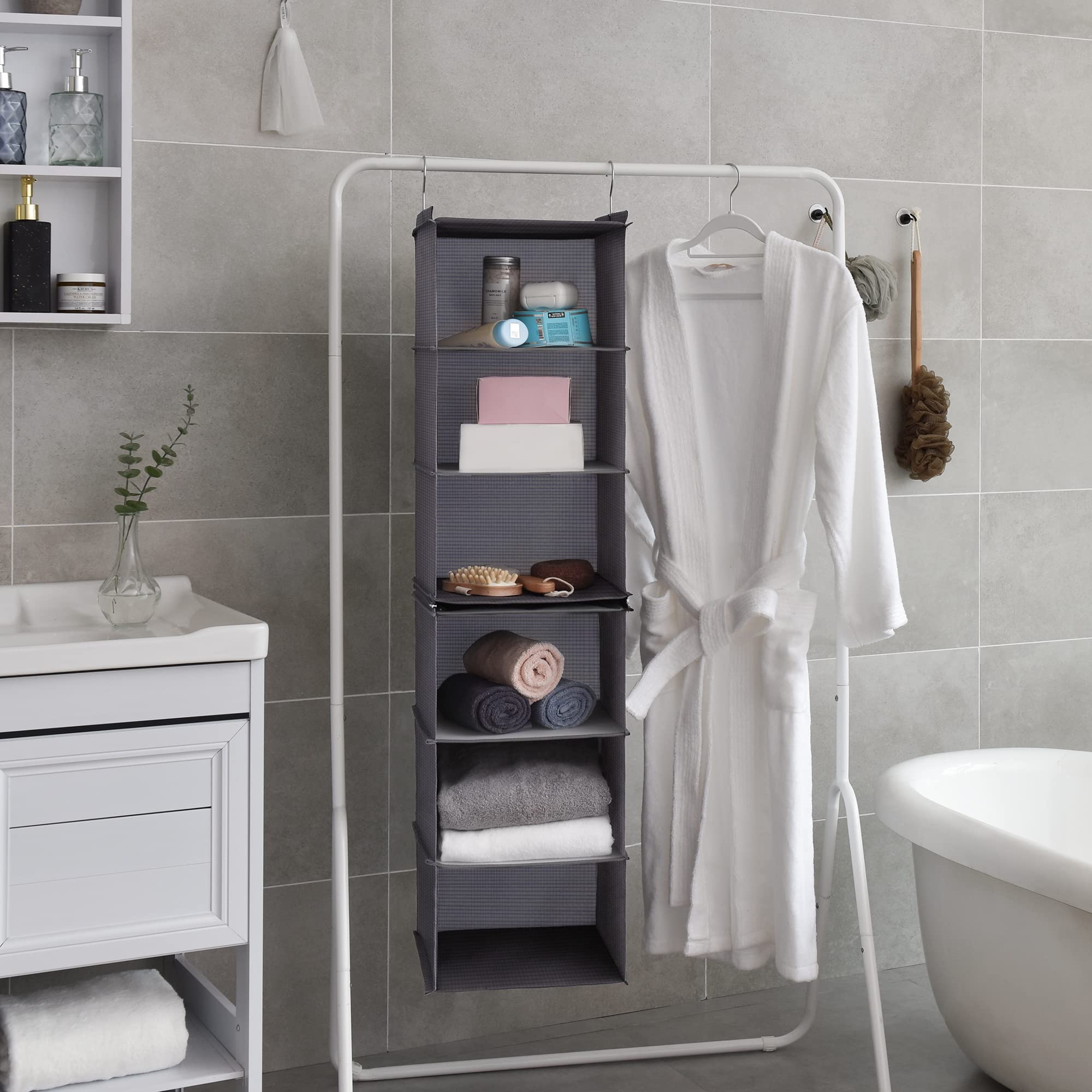 6 Shelf Hanging Organizer for Closet