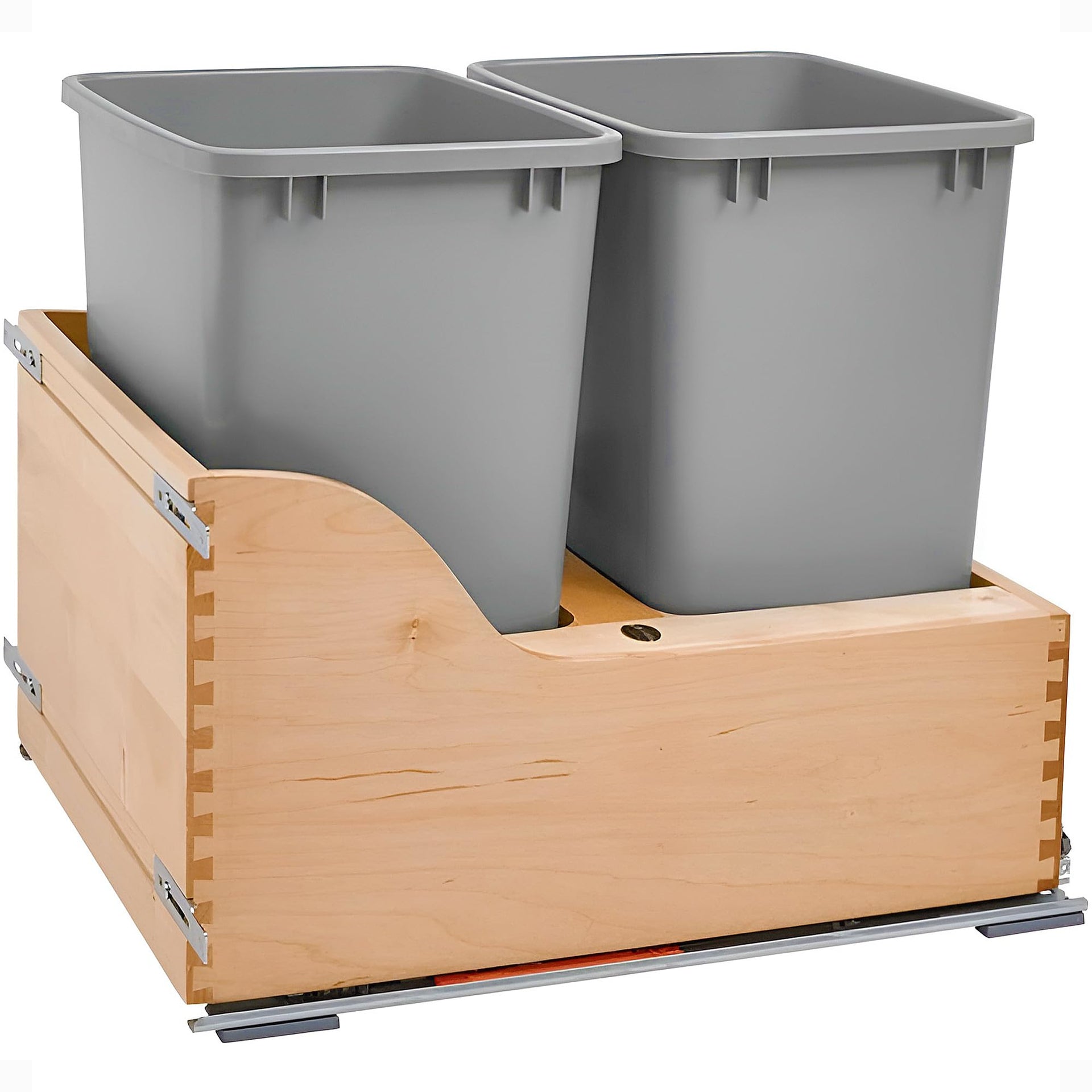 Double Pullout Trash Can