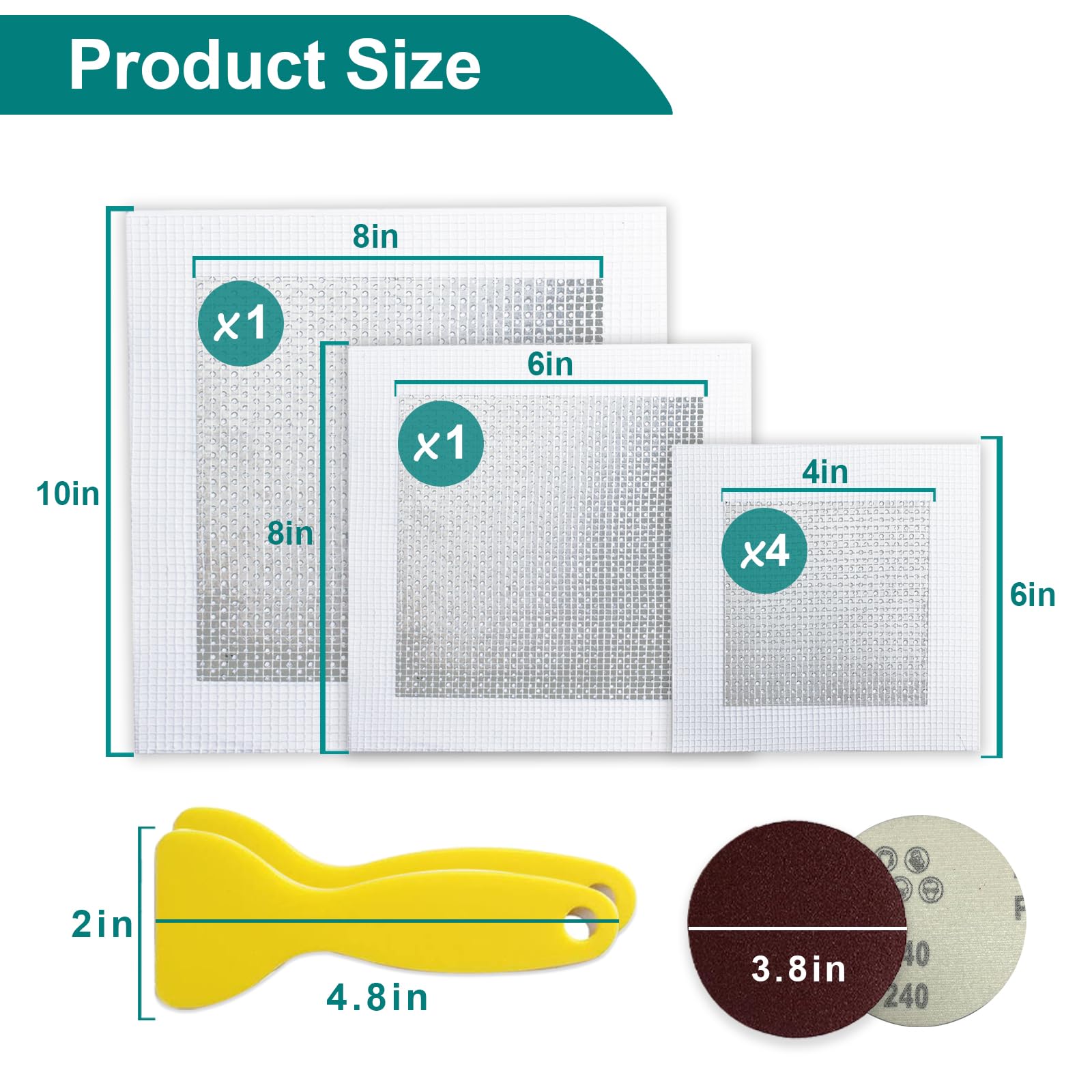 10 Pack Drywall Repair Kit for Large Holes
