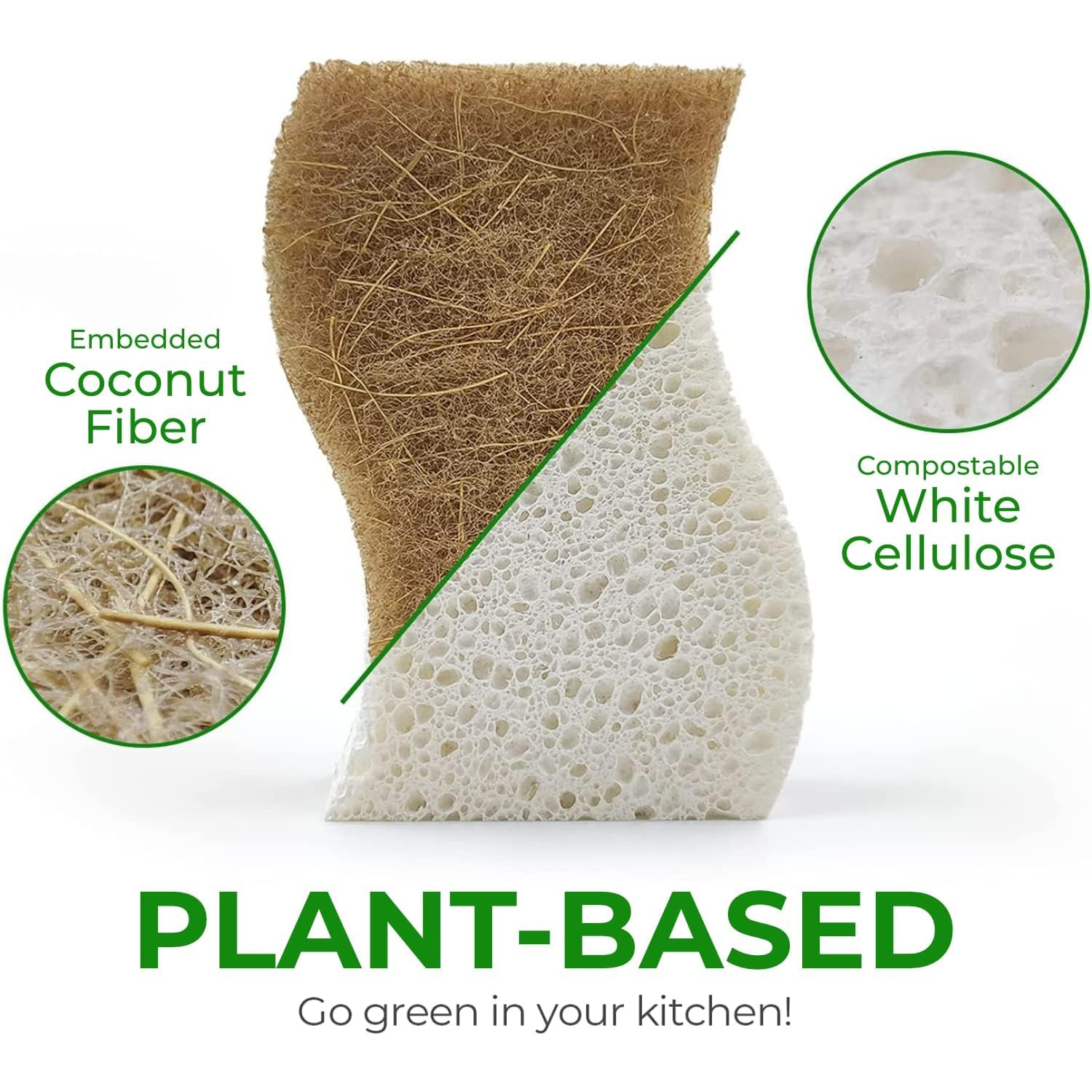 Natural Kitchen Sponges