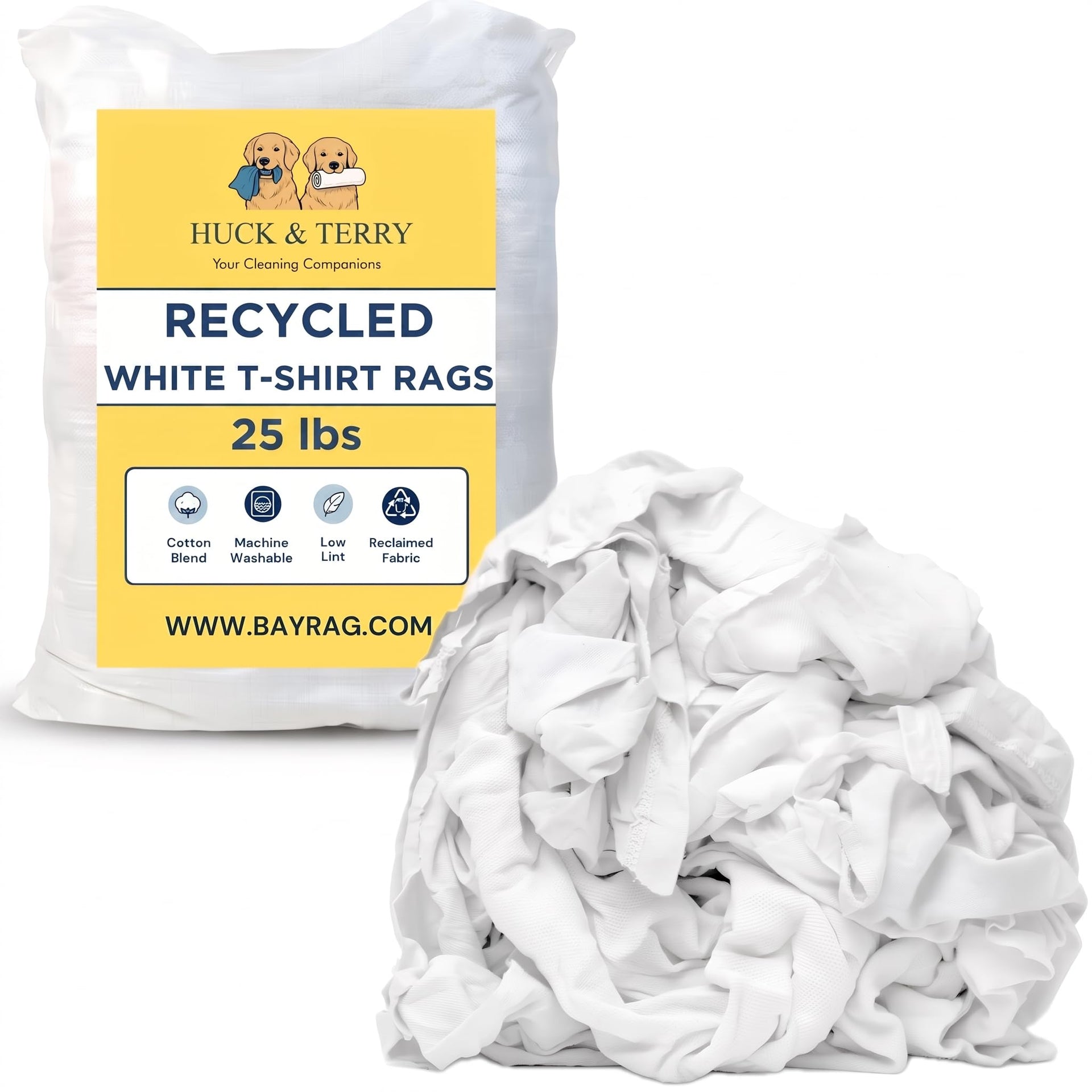 White T Shirt Bag of Rags