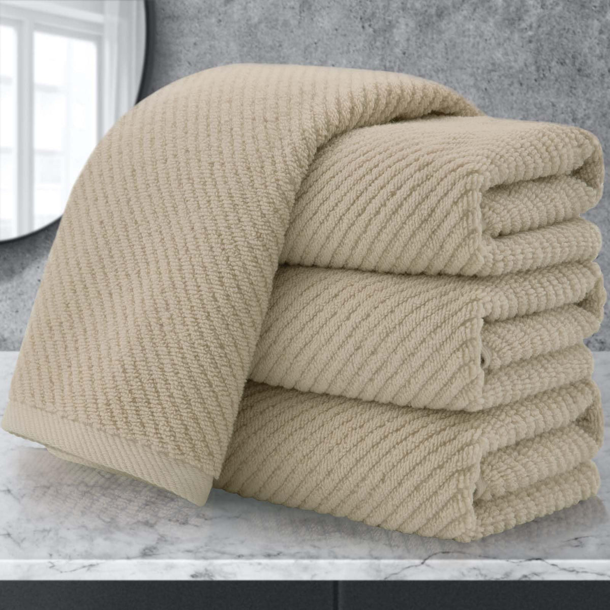 Bathroom Hand Towels 4PC (4 Count)
