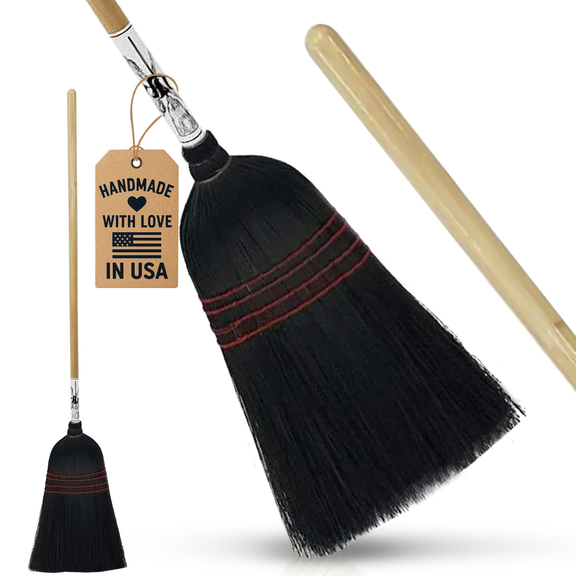 Corn Broom Heavy Duty Indoor Outdoor