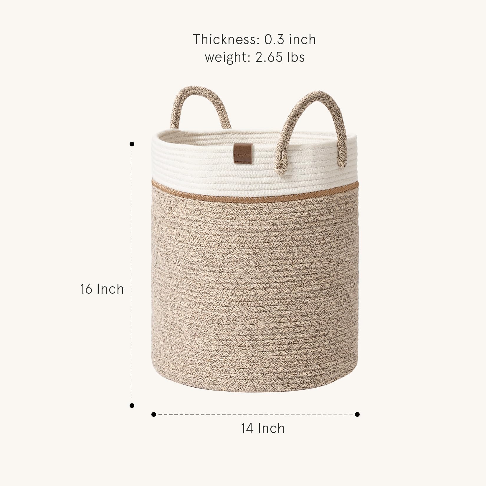 Woven Basket Rope Storage Baskets