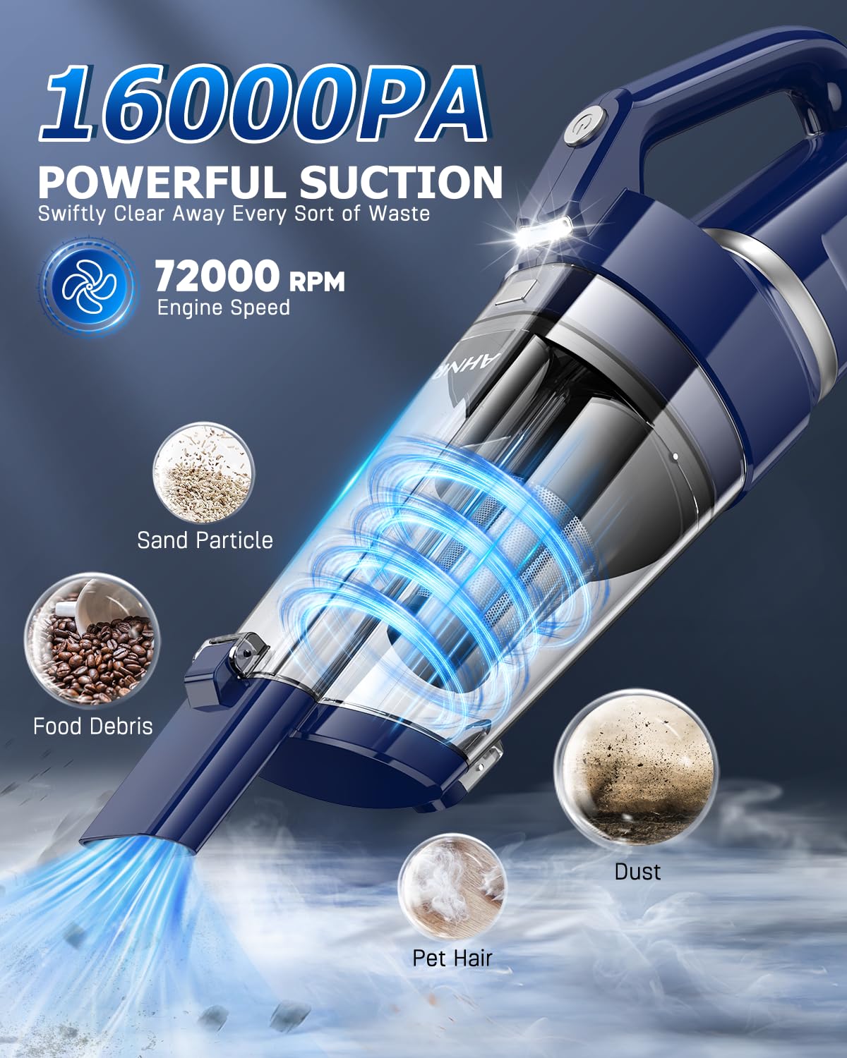 Handheld Vacuum Cordless Rechargeable