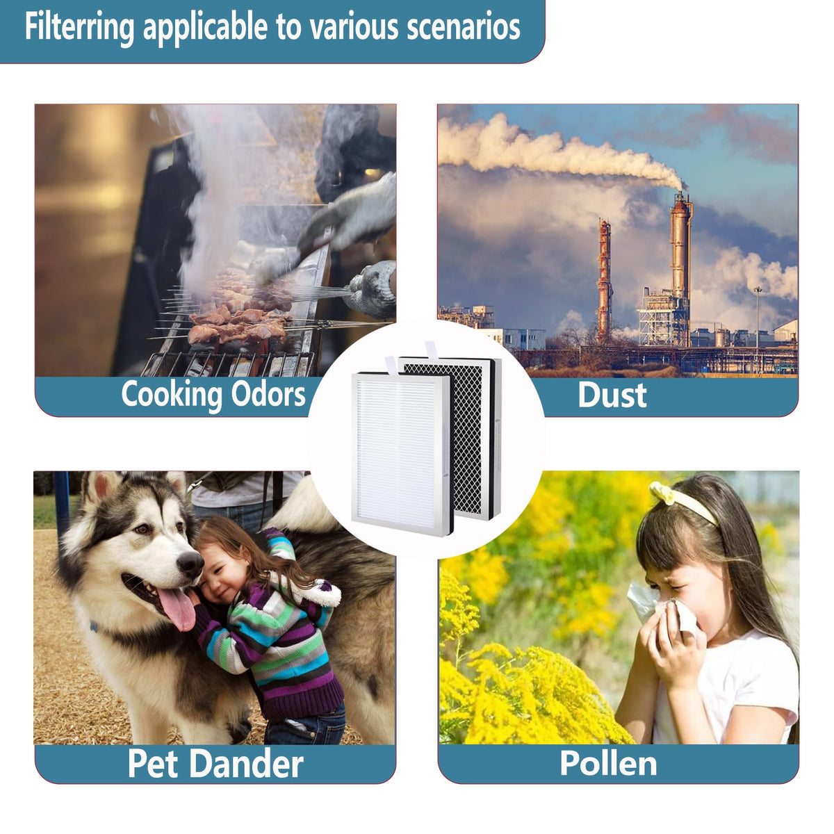 MA15 Replacement Filter Compatible with Medify MA (2 Count)