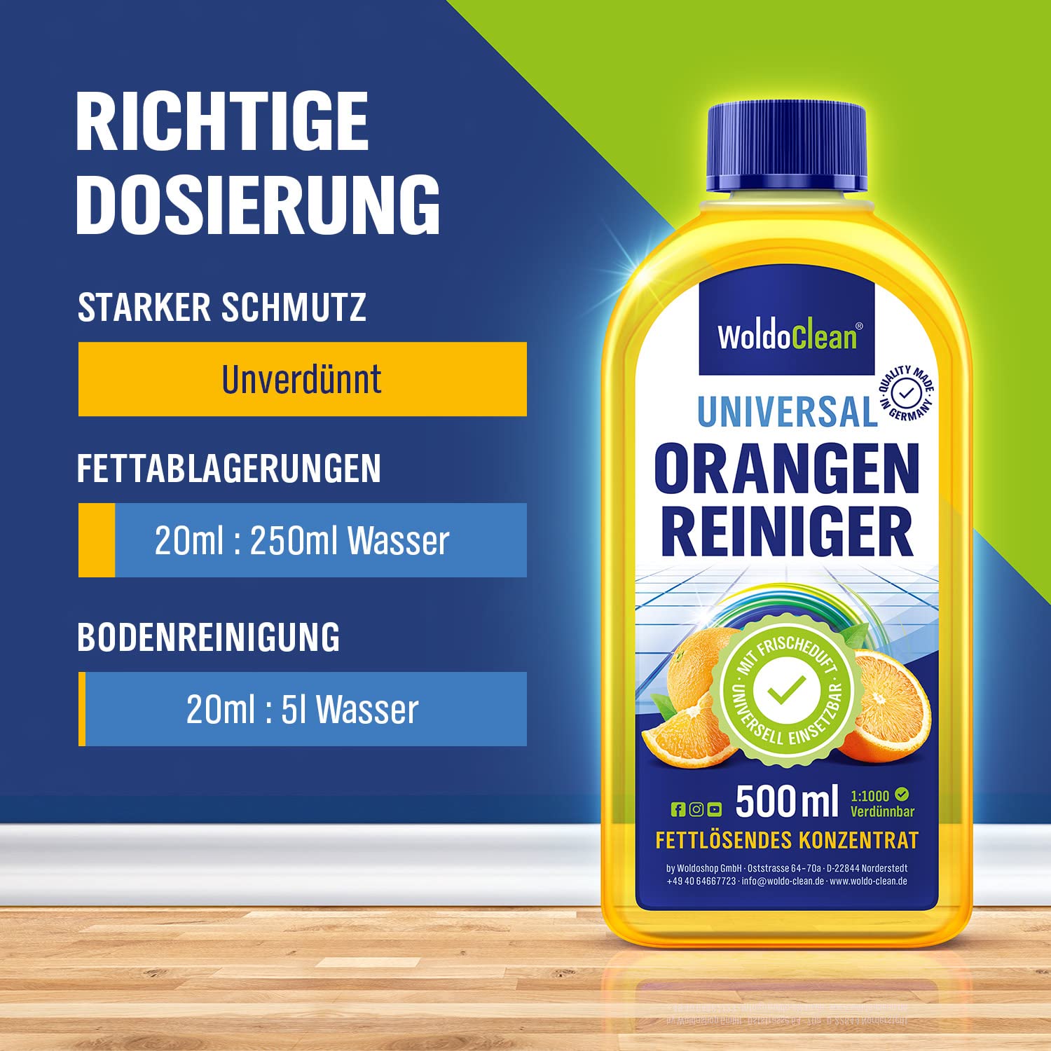 Orange Oil Cleaner Concentrated 25.36 fl oz (25.36 Fl Oz)