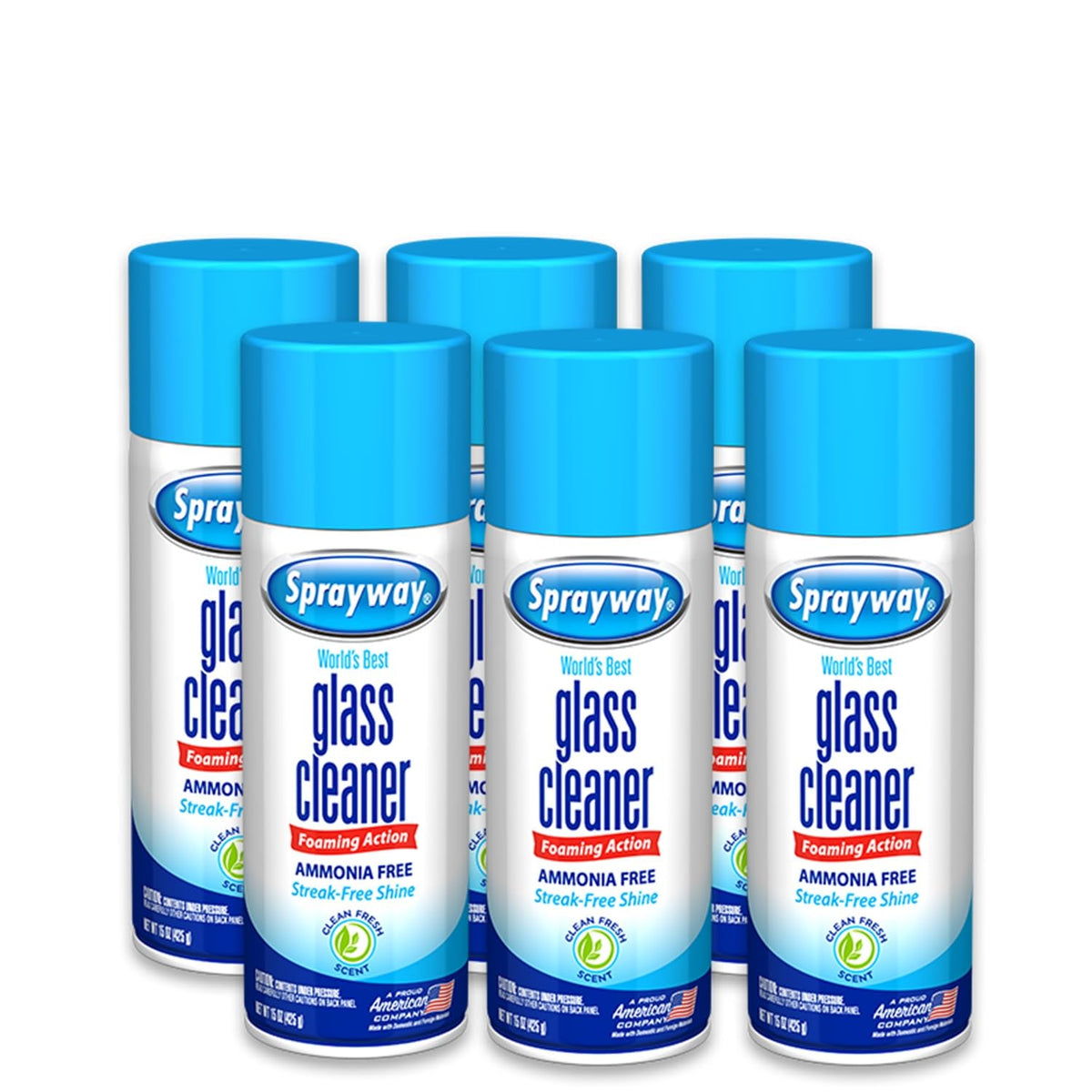 Glass Cleaner Foaming Aerosol Spray (15 Ounce) - ModHome Supplies