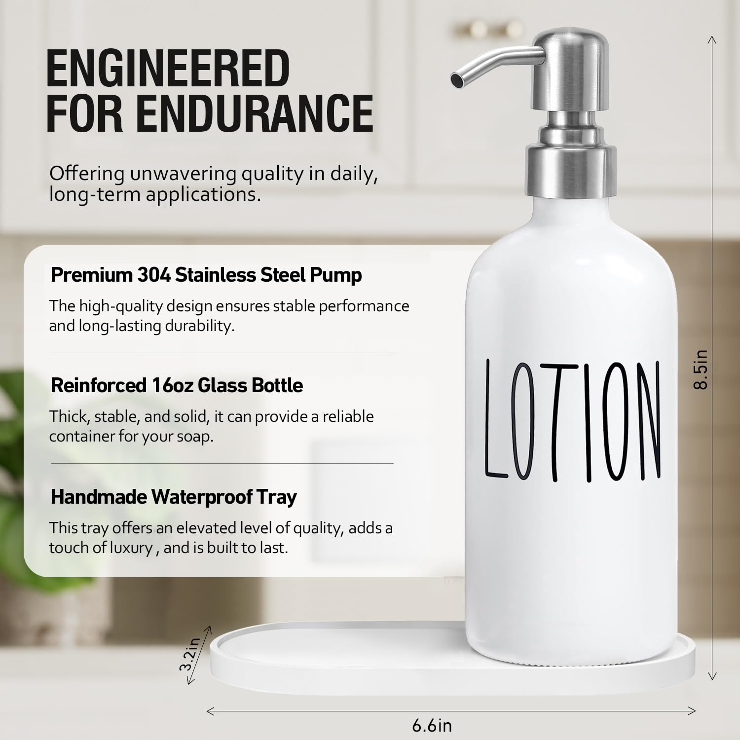 Hand Soap Dispenser for Bathroom