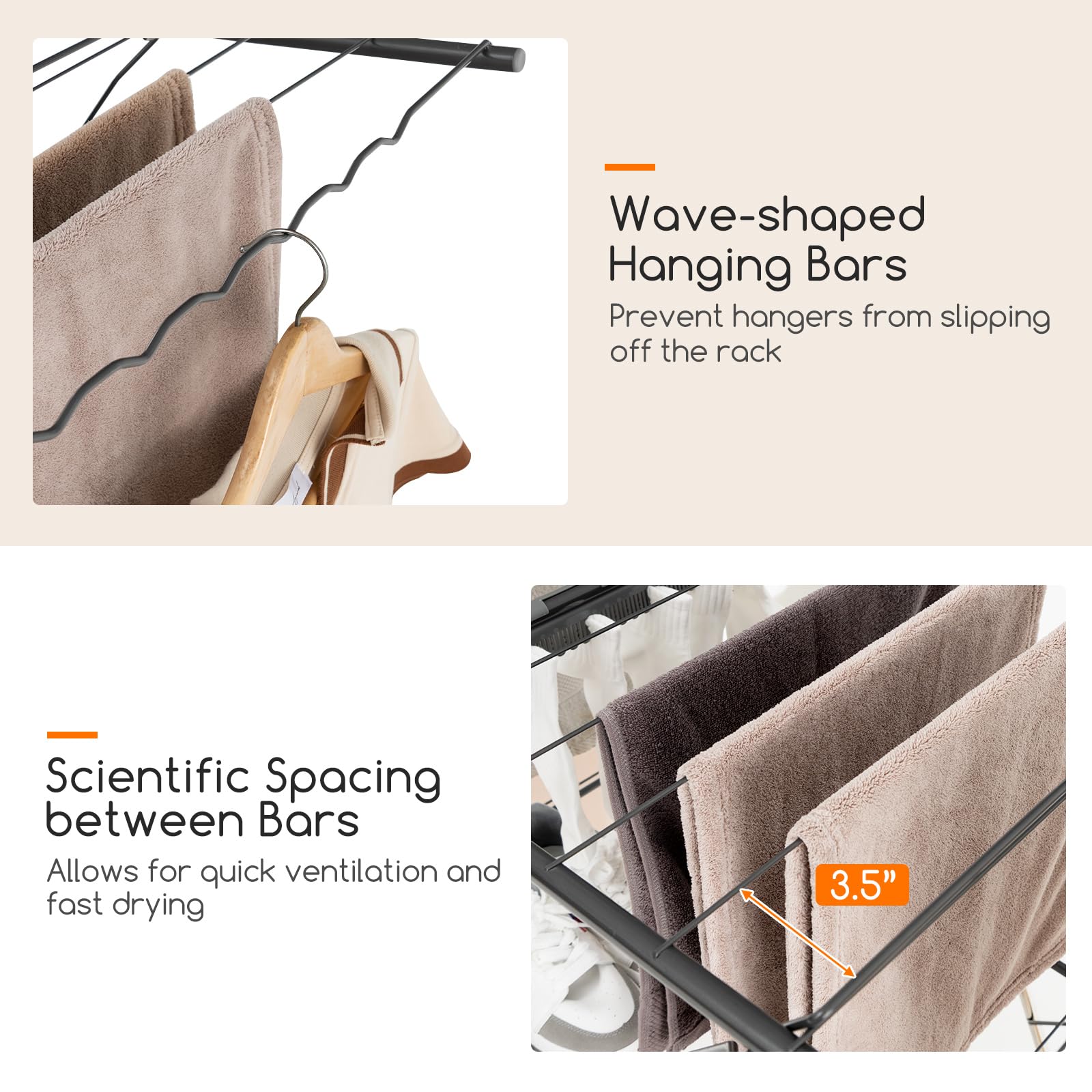 Foldable Clothes Drying Rack