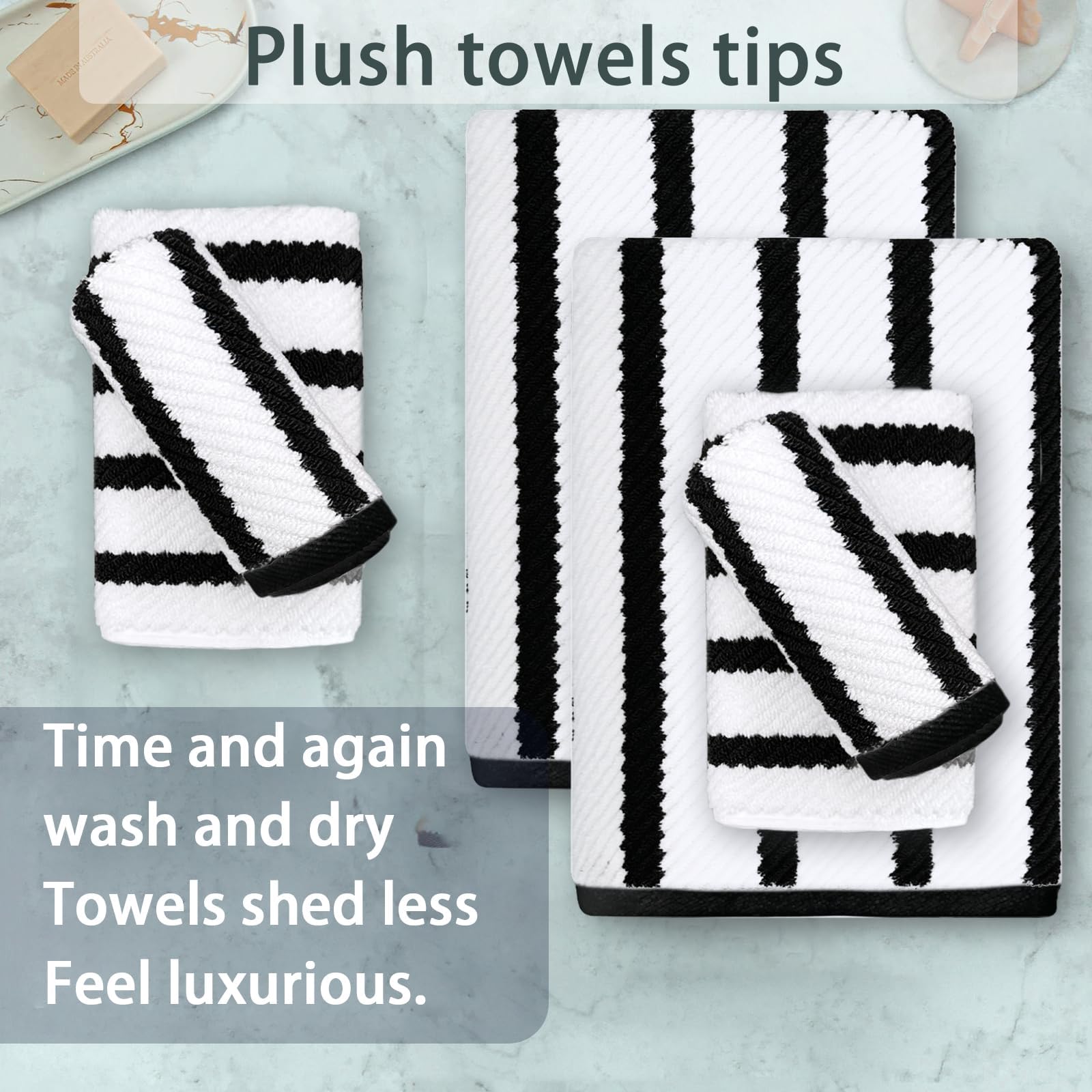 6PC Towel Set (6 Count)