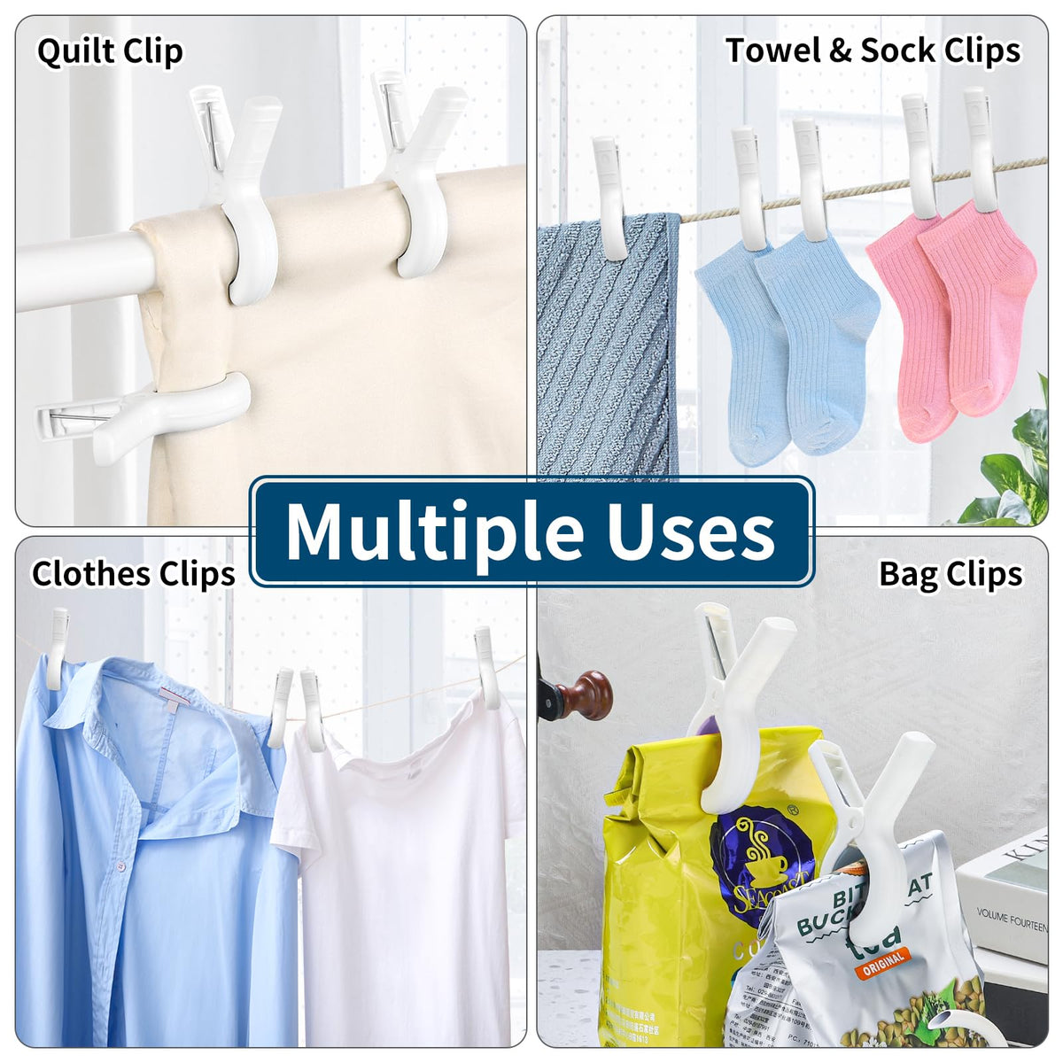 12 Pack Beach Towel Clips (12 Count)