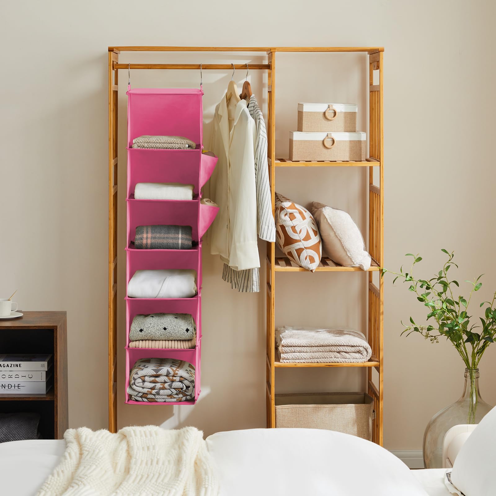 Hanging Closet Organizer and Storage (6 Count)