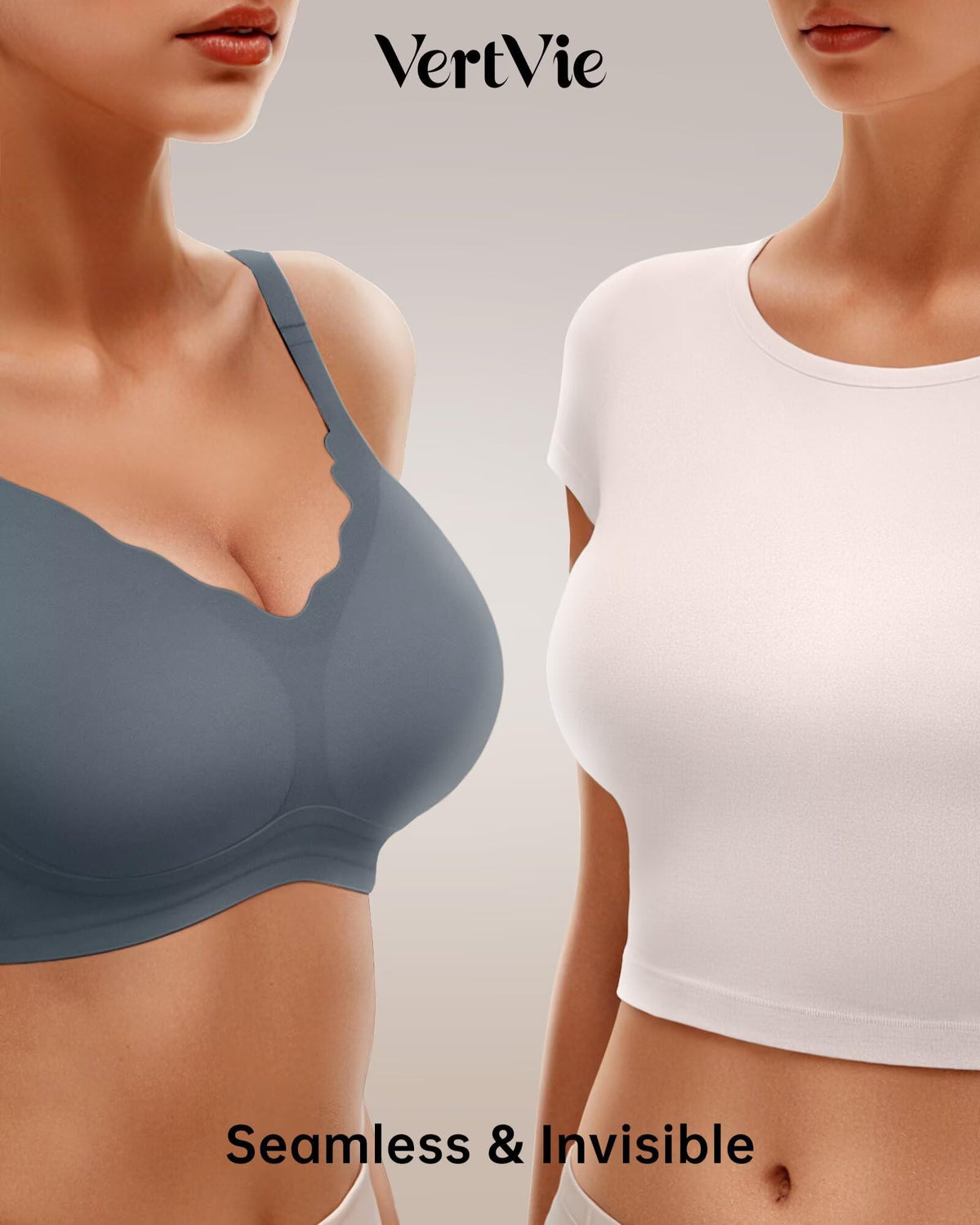Seamless Jelly Bra No Underwire Supportive Bralette