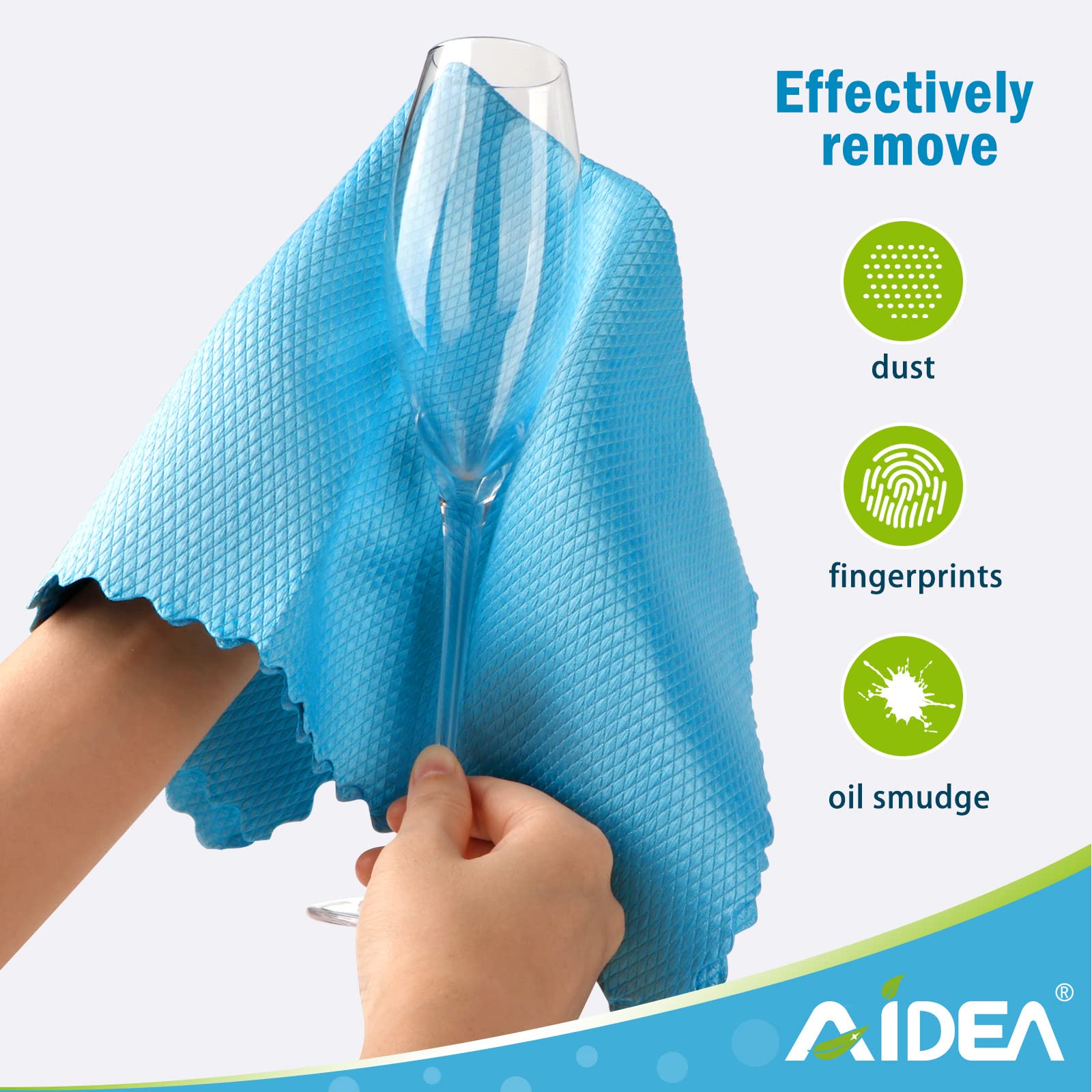 Microfiber Glass Cleaning Cloth (8 Count)