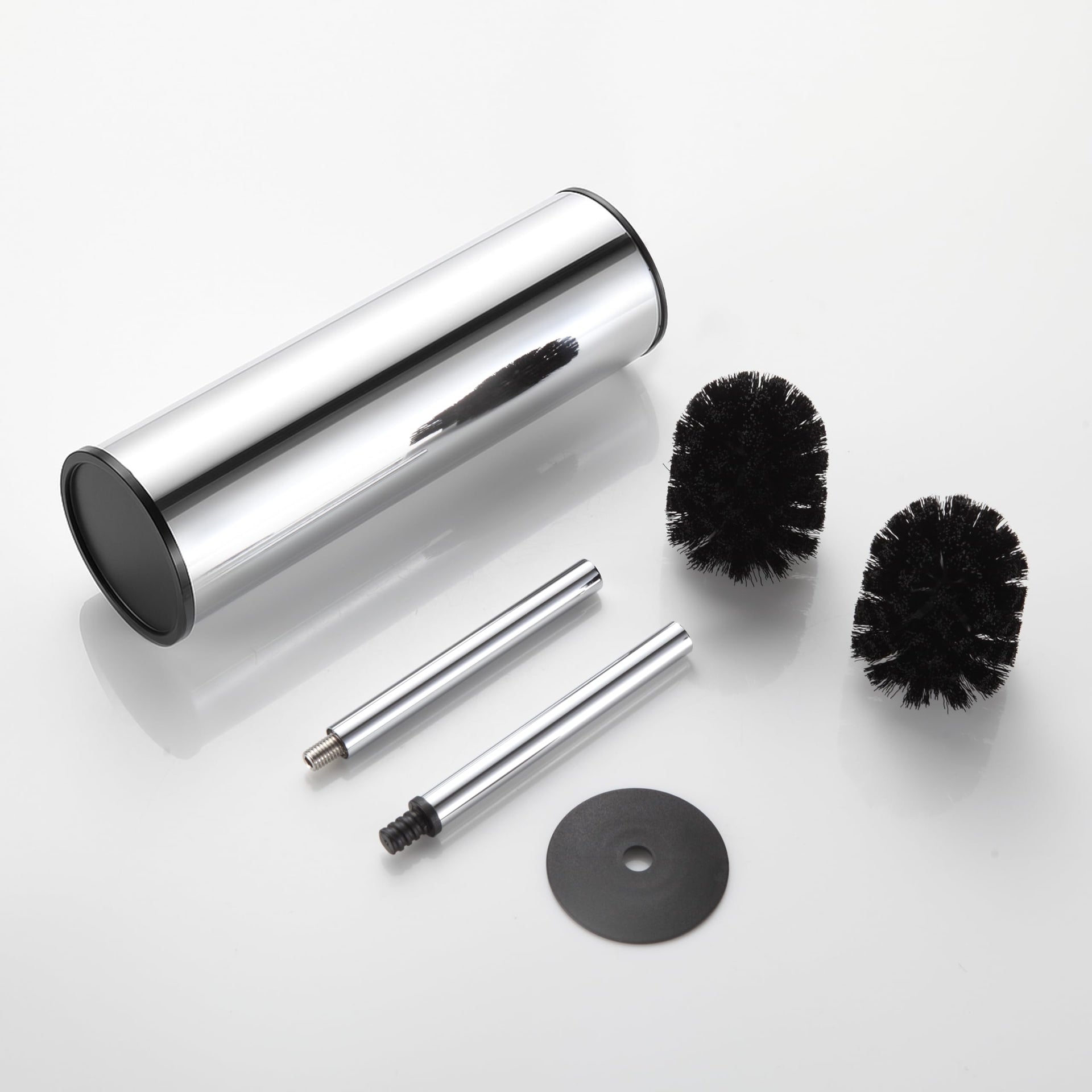Chrome Toilet Brush and Holder