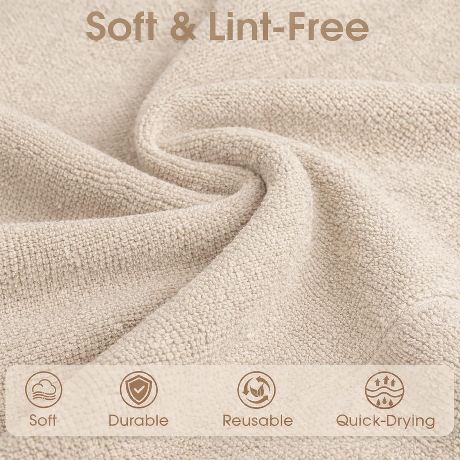 Microfiber Cleaning Cloth Roll (100 Count)