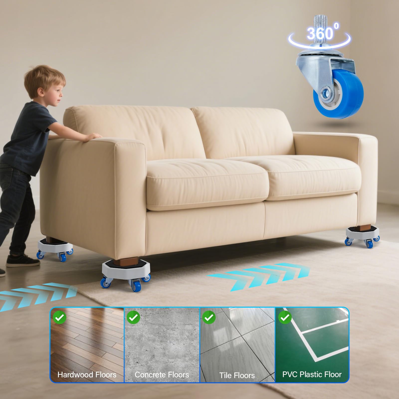 Furniture Movers 4 Movers Tool Set Heavy Duty Furniture Sliders